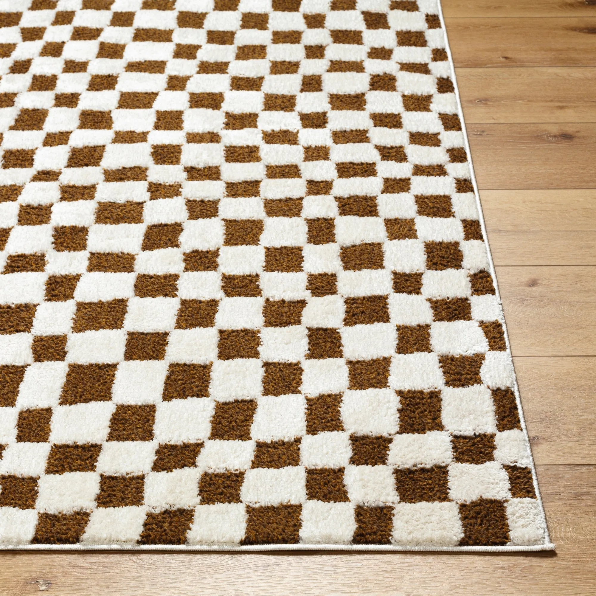 Livabliss Freud Optical Illusion Checkered Area Rug