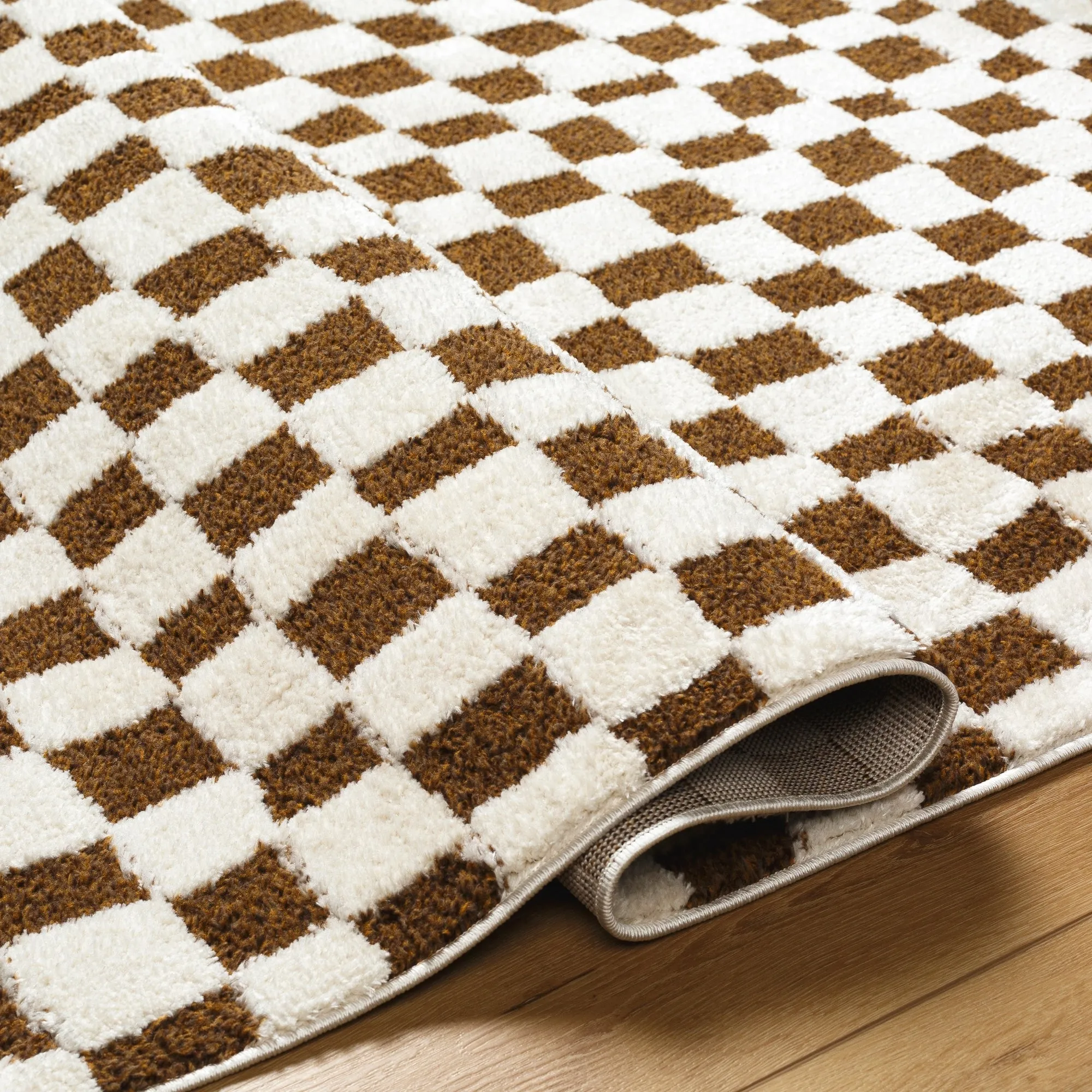 Livabliss Freud Optical Illusion Checkered Area Rug