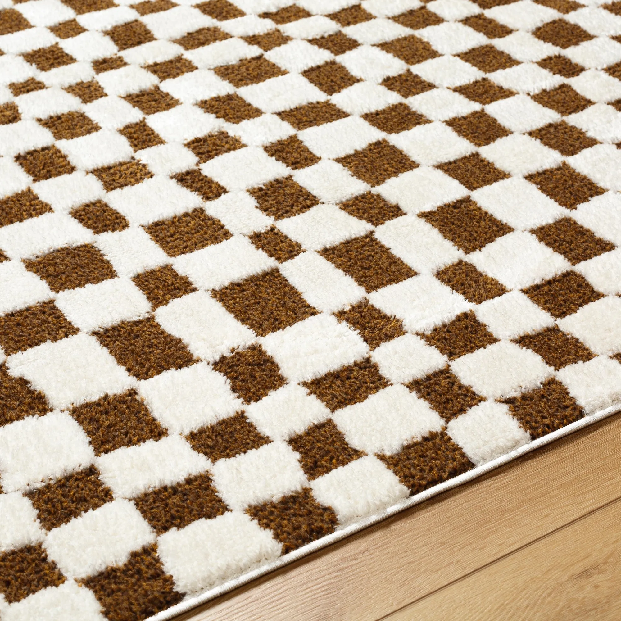 Livabliss Freud Optical Illusion Checkered Area Rug