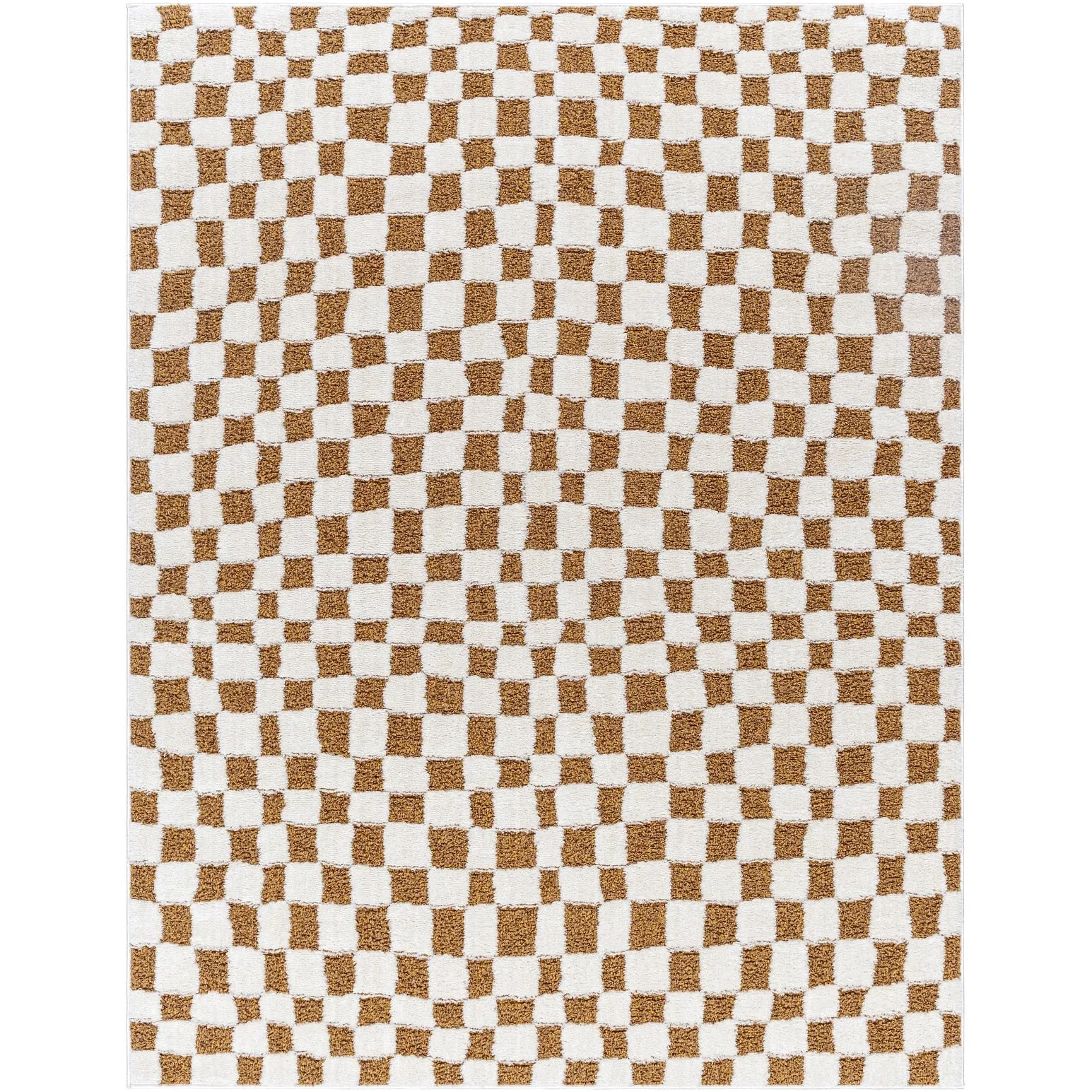 Livabliss Freud Optical Illusion Checkered Area Rug