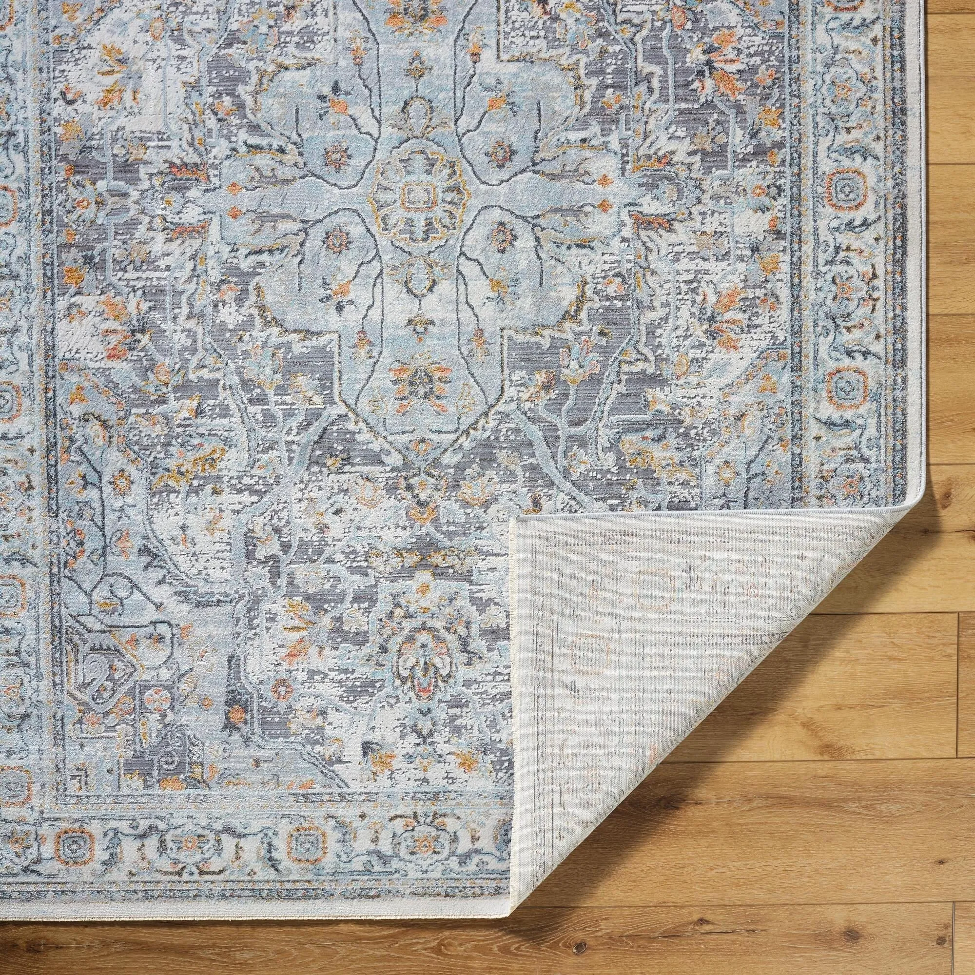 Livabliss Hassler Traditional Medallion Area Rug