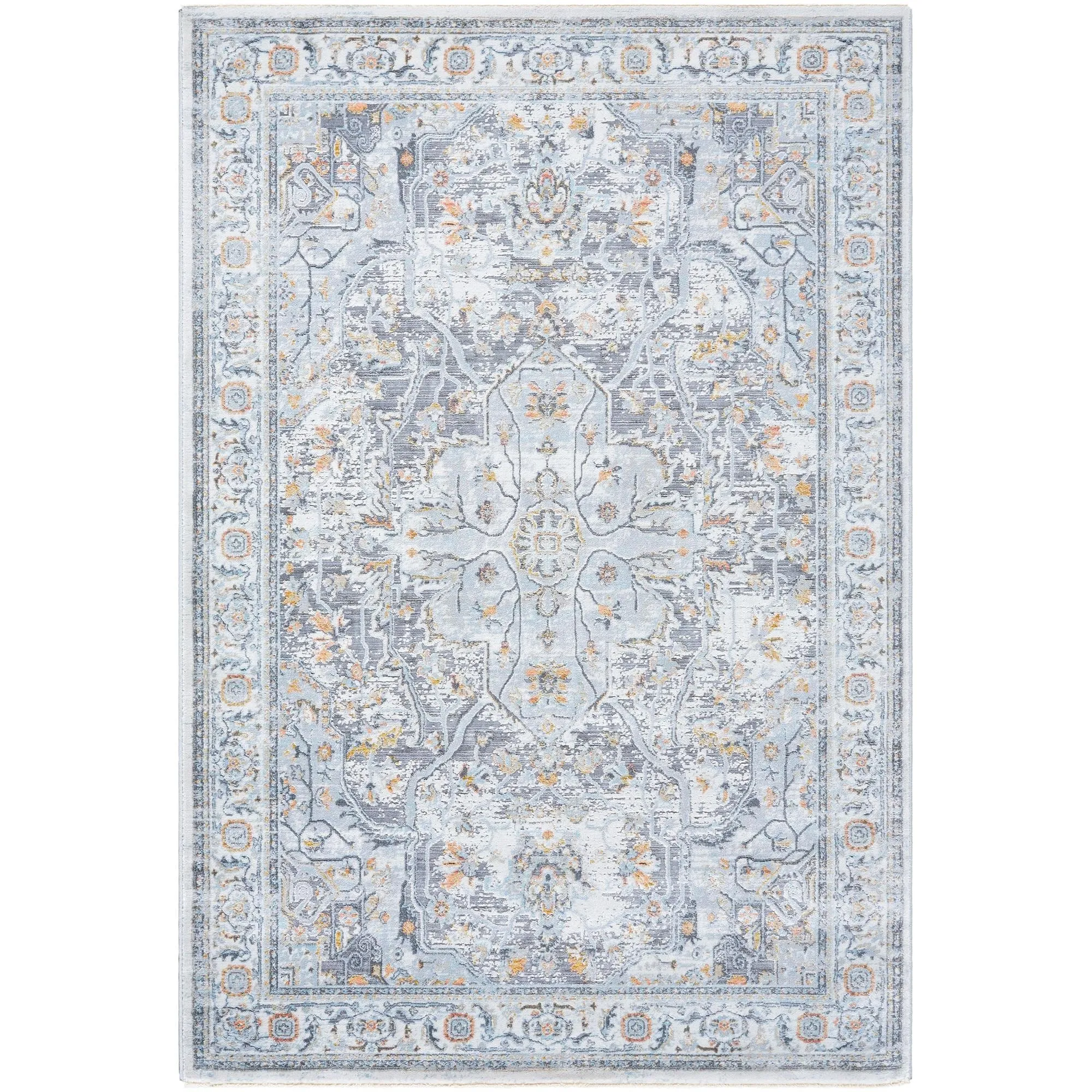 Livabliss Hassler Traditional Medallion Area Rug