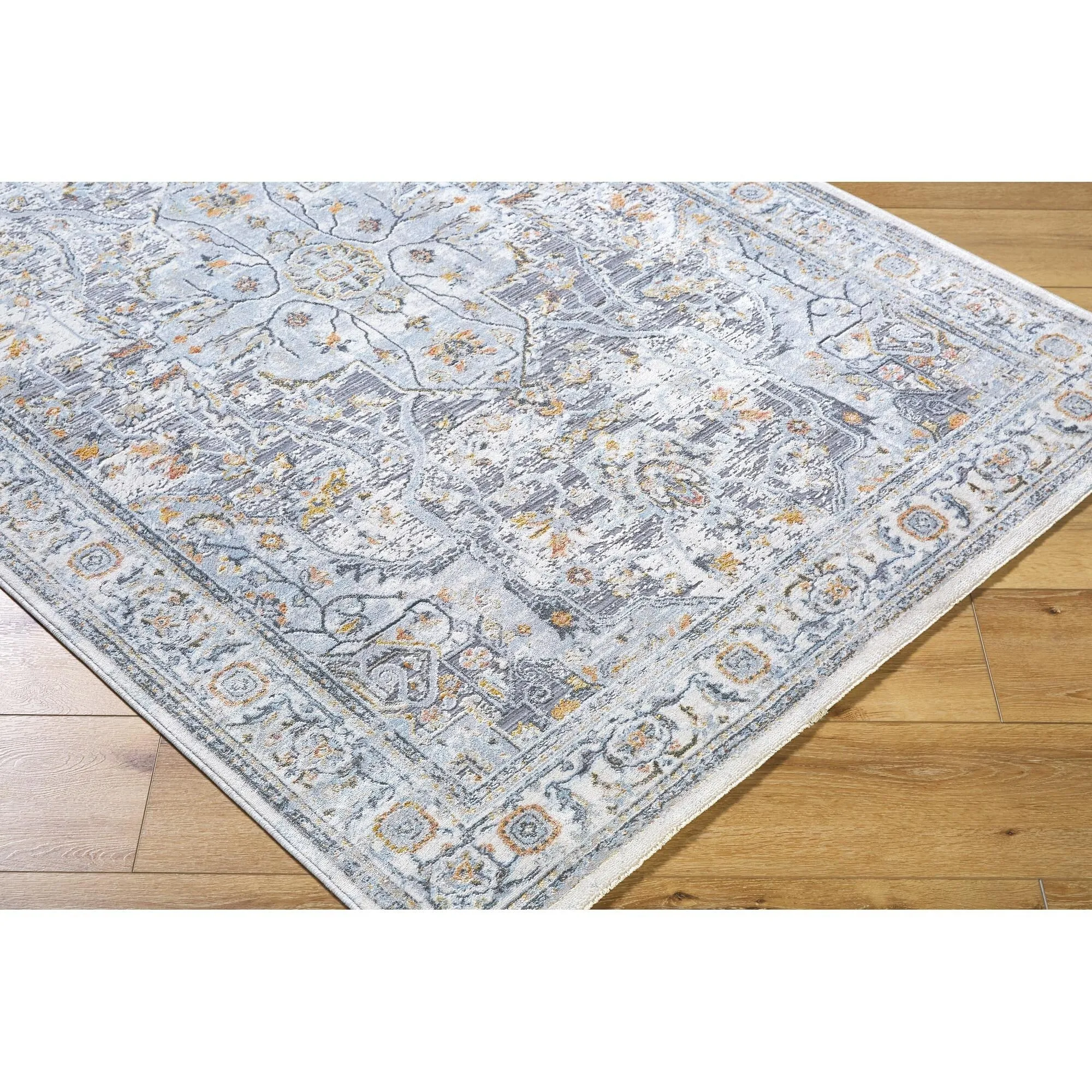 Livabliss Hassler Traditional Medallion Area Rug