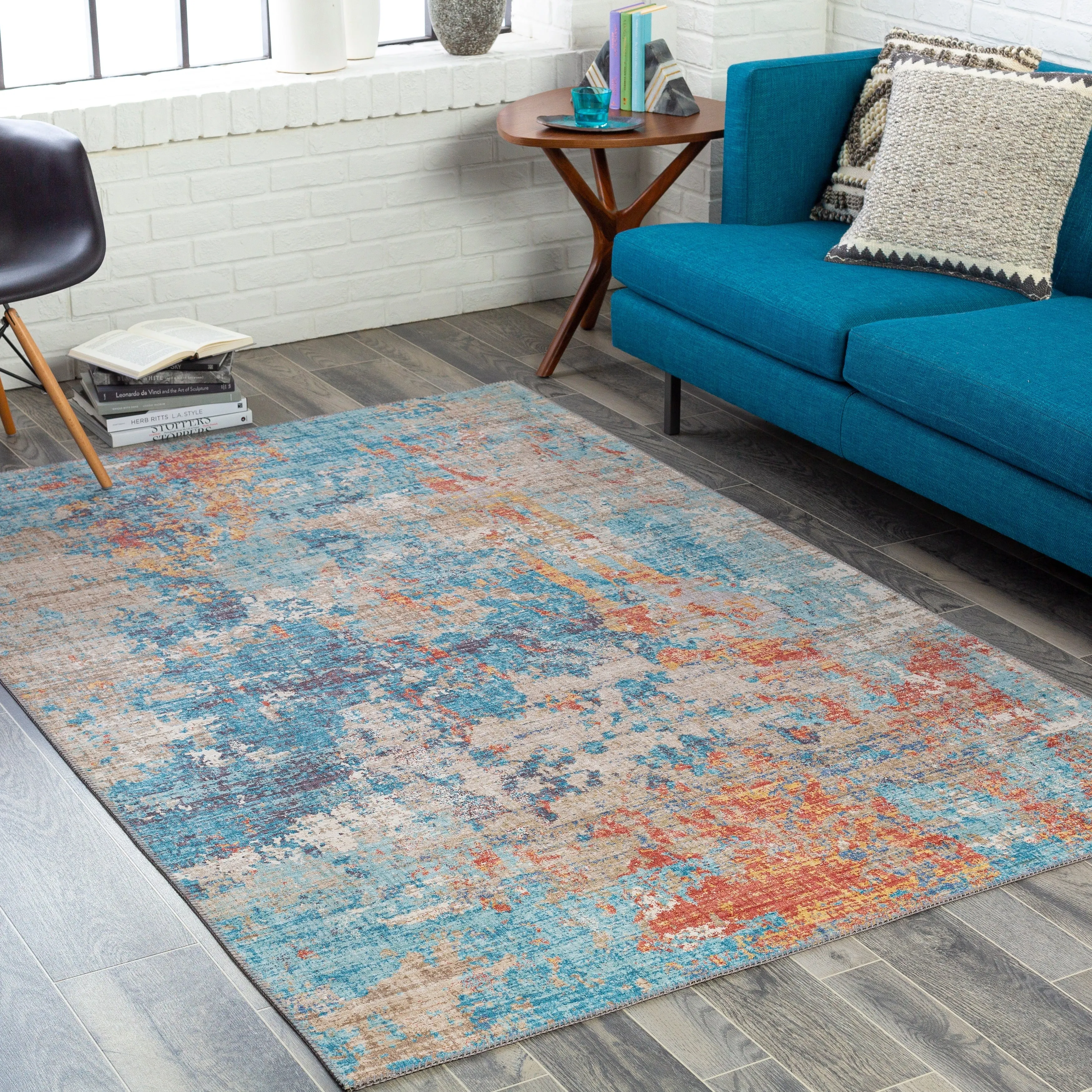 Livabliss Lautner Modern Abstract Printed Area Rug