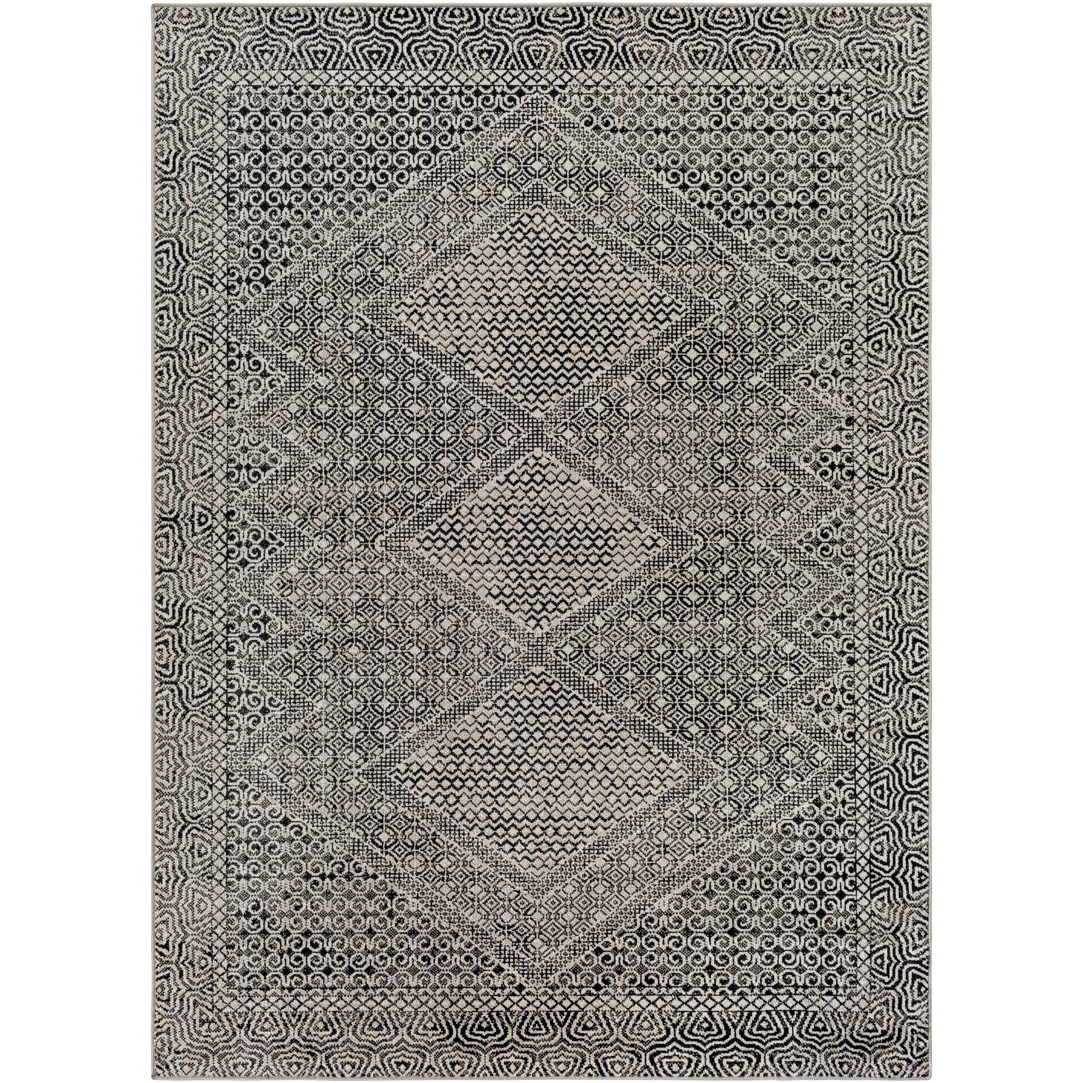 Livabliss Lavadora Global Geometric Machine Washable Boho Area Rug