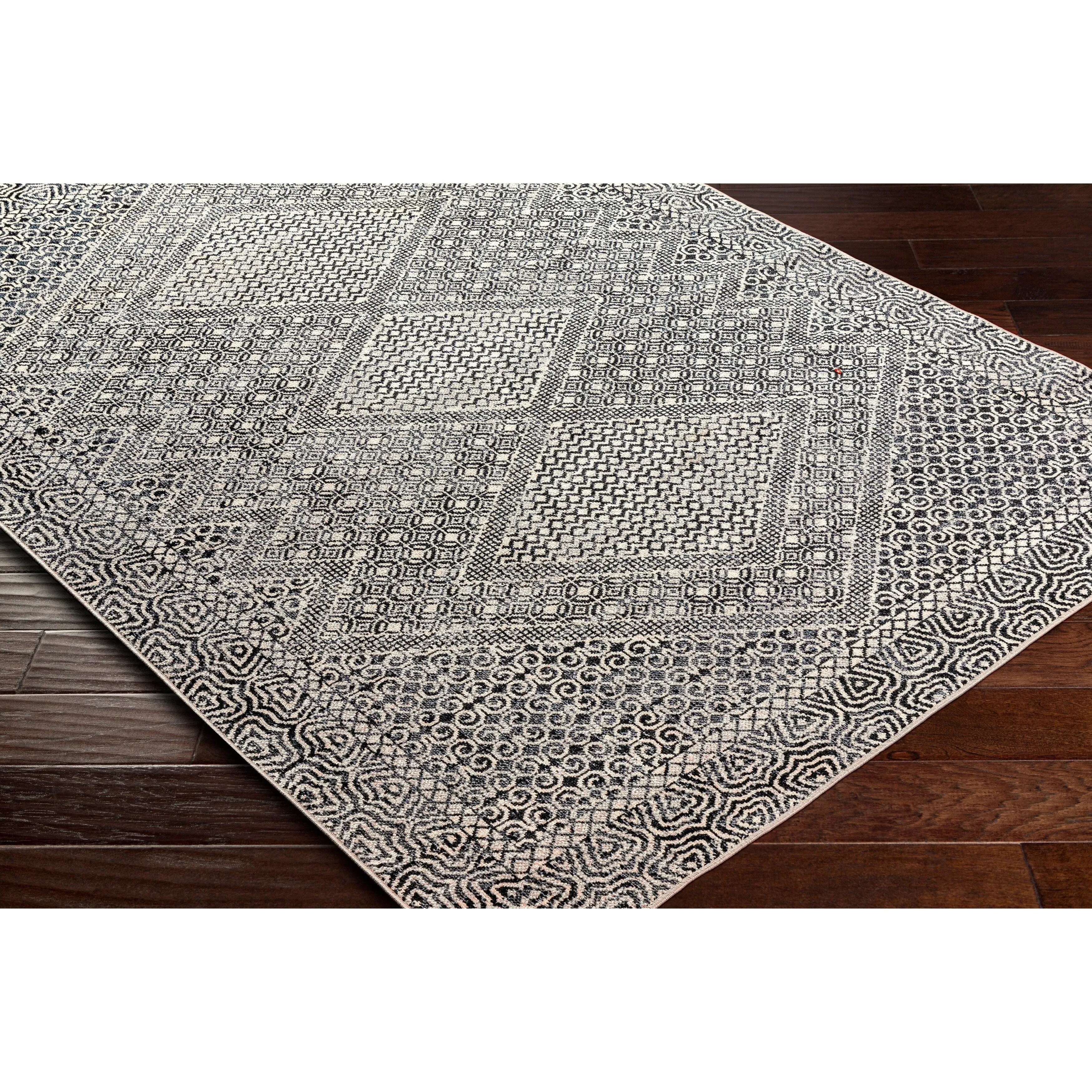 Livabliss Lavadora Global Geometric Machine Washable Boho Area Rug