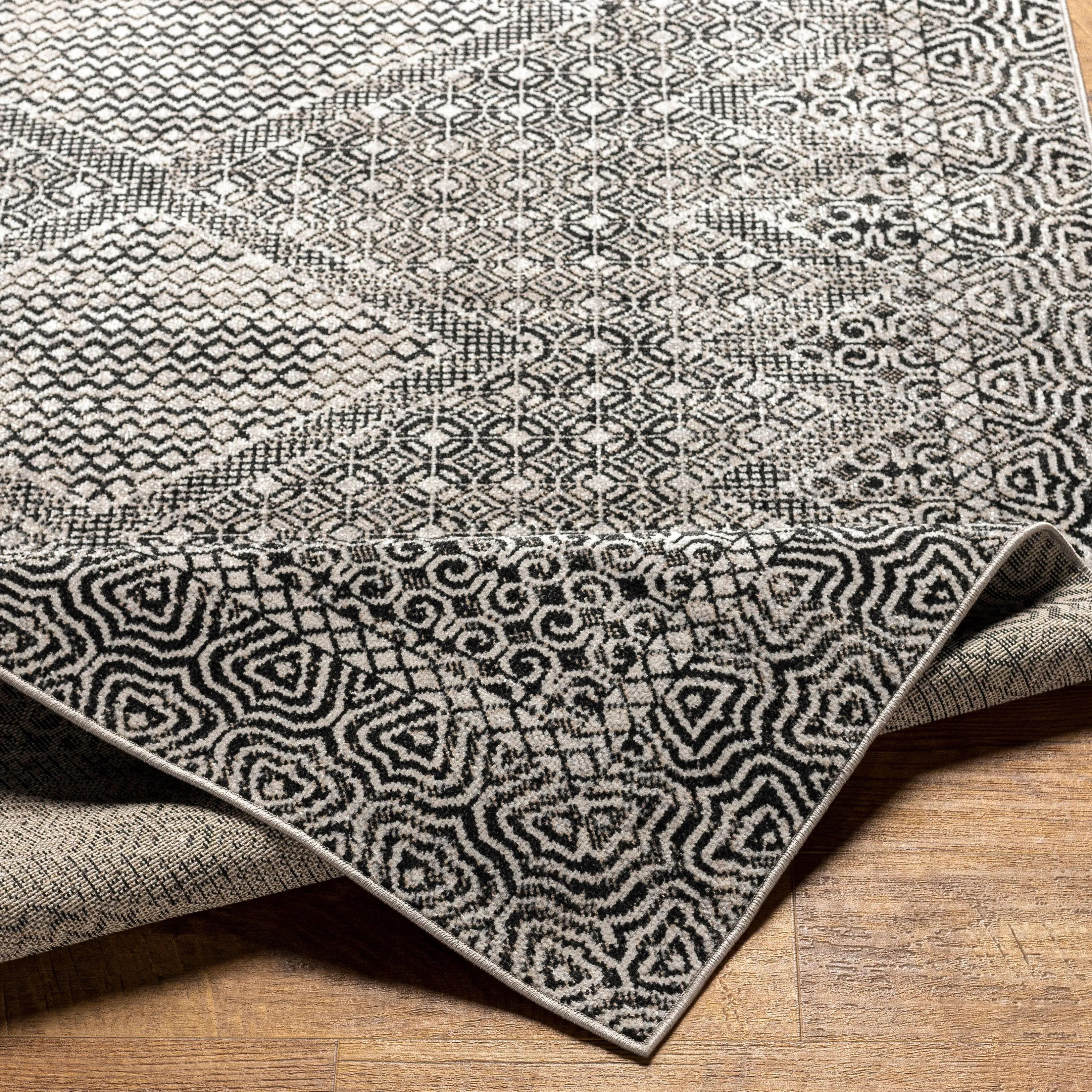 Livabliss Lavadora Global Geometric Machine Washable Boho Area Rug
