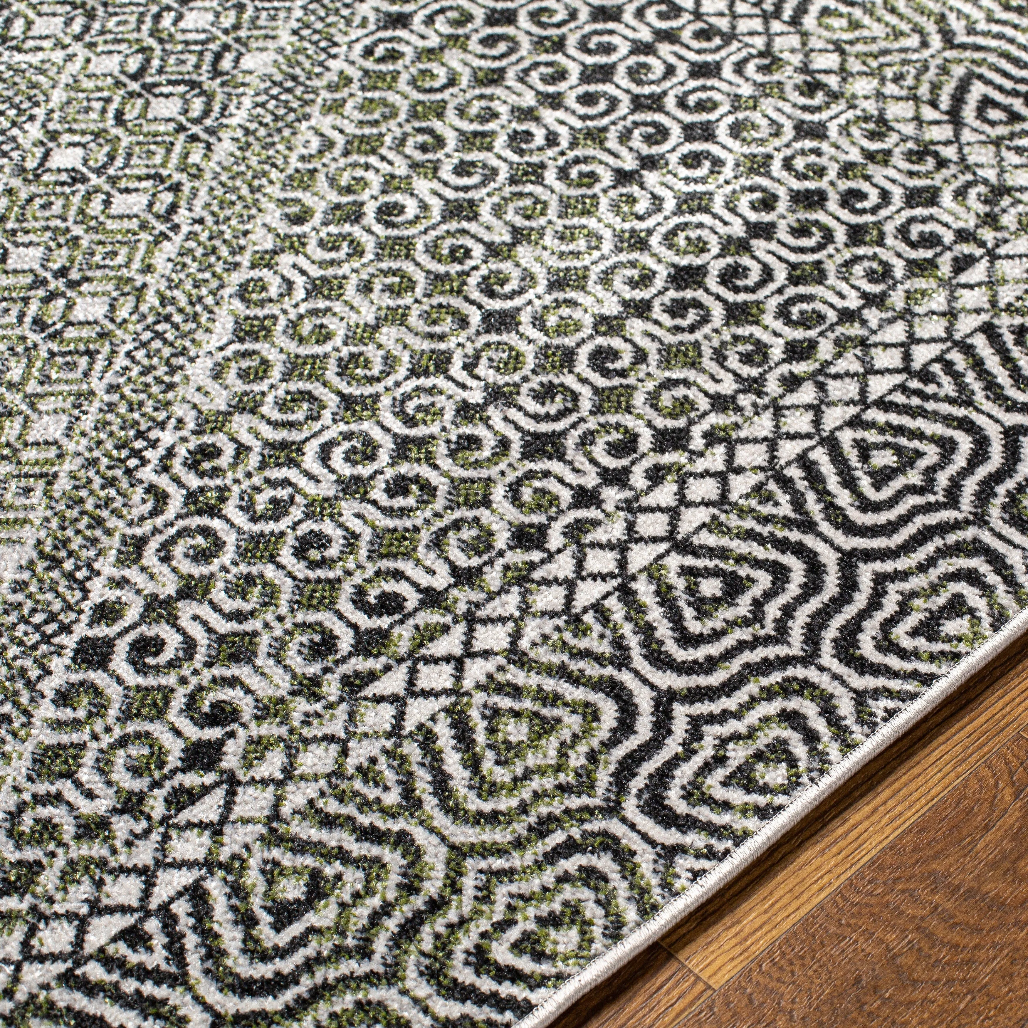 Livabliss Lavadora Global Geometric Machine Washable Boho Area Rug