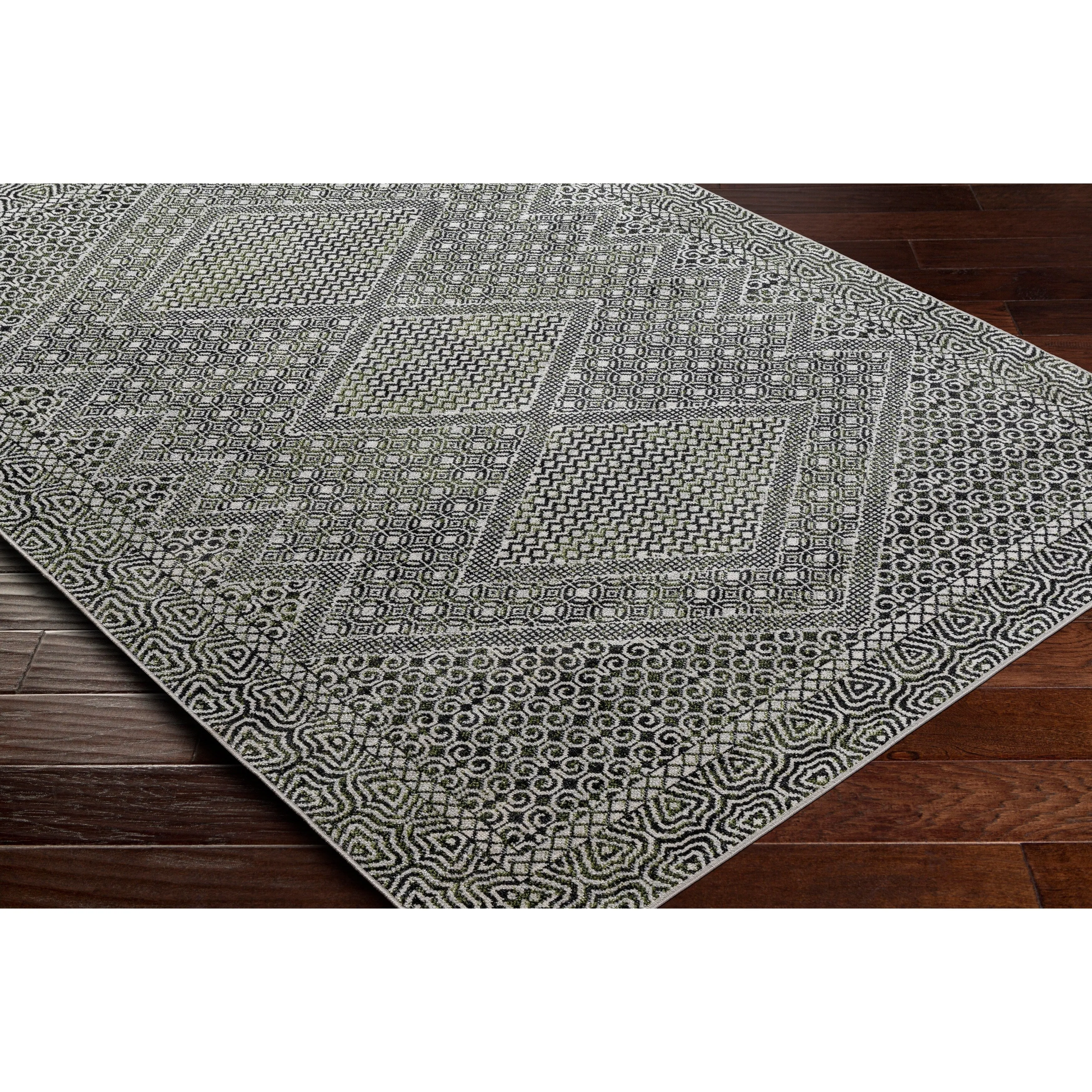 Livabliss Lavadora Global Geometric Machine Washable Boho Area Rug