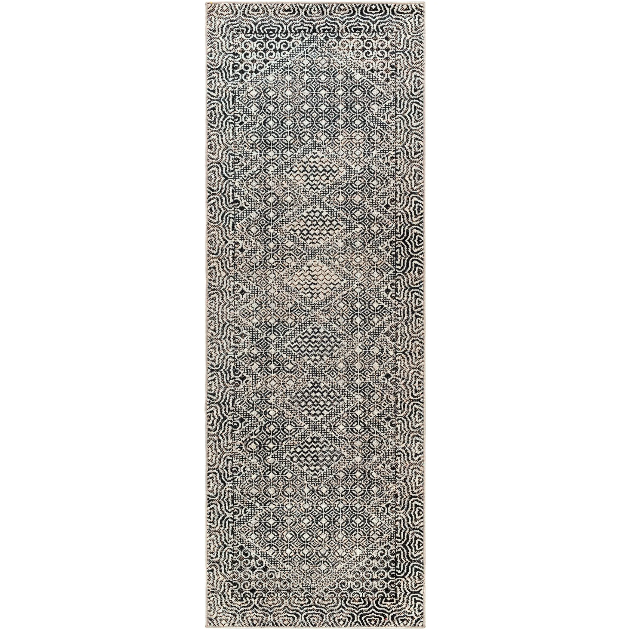 Livabliss Lavadora Global Geometric Machine Washable Boho Area Rug