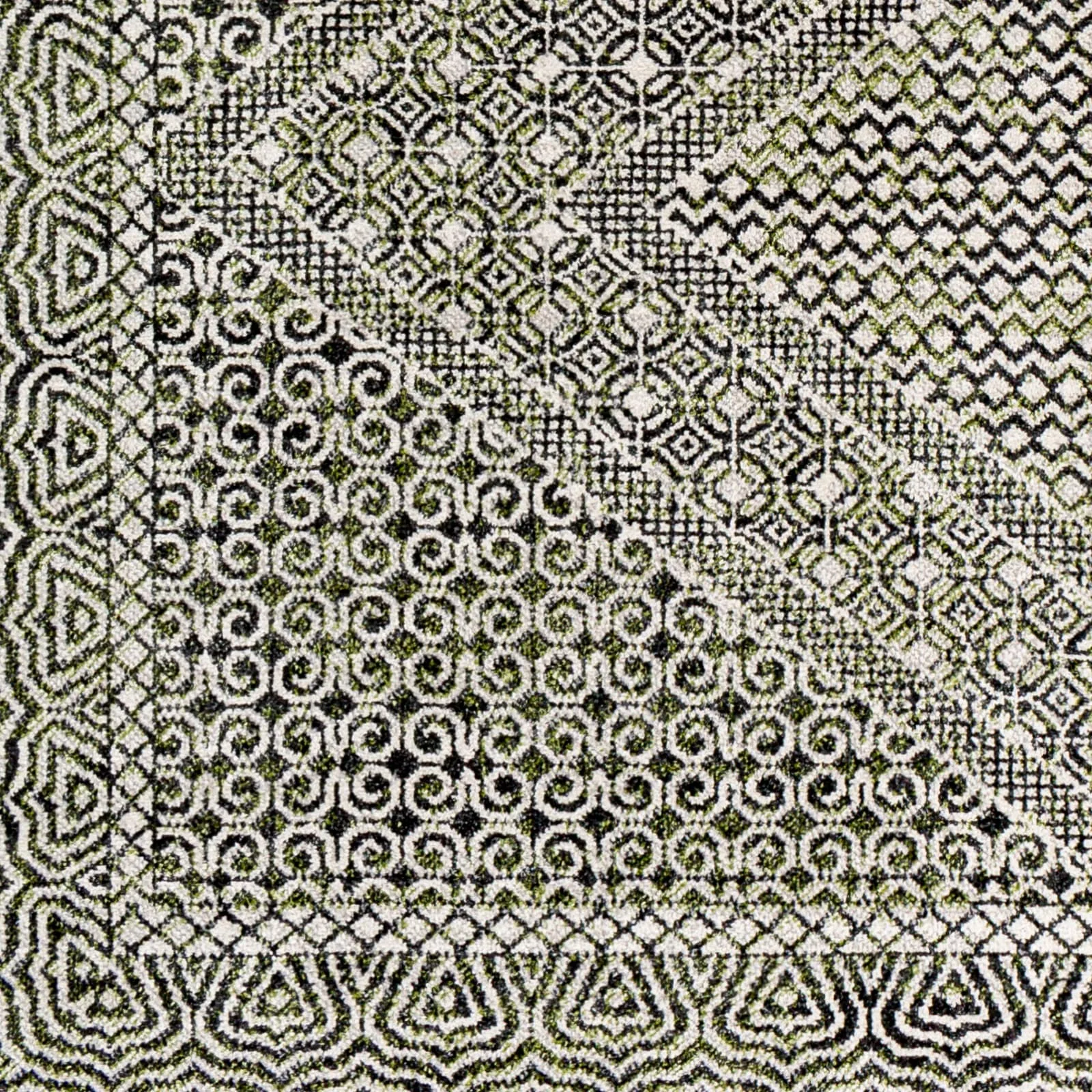 Livabliss Lavadora Global Geometric Machine Washable Boho Area Rug