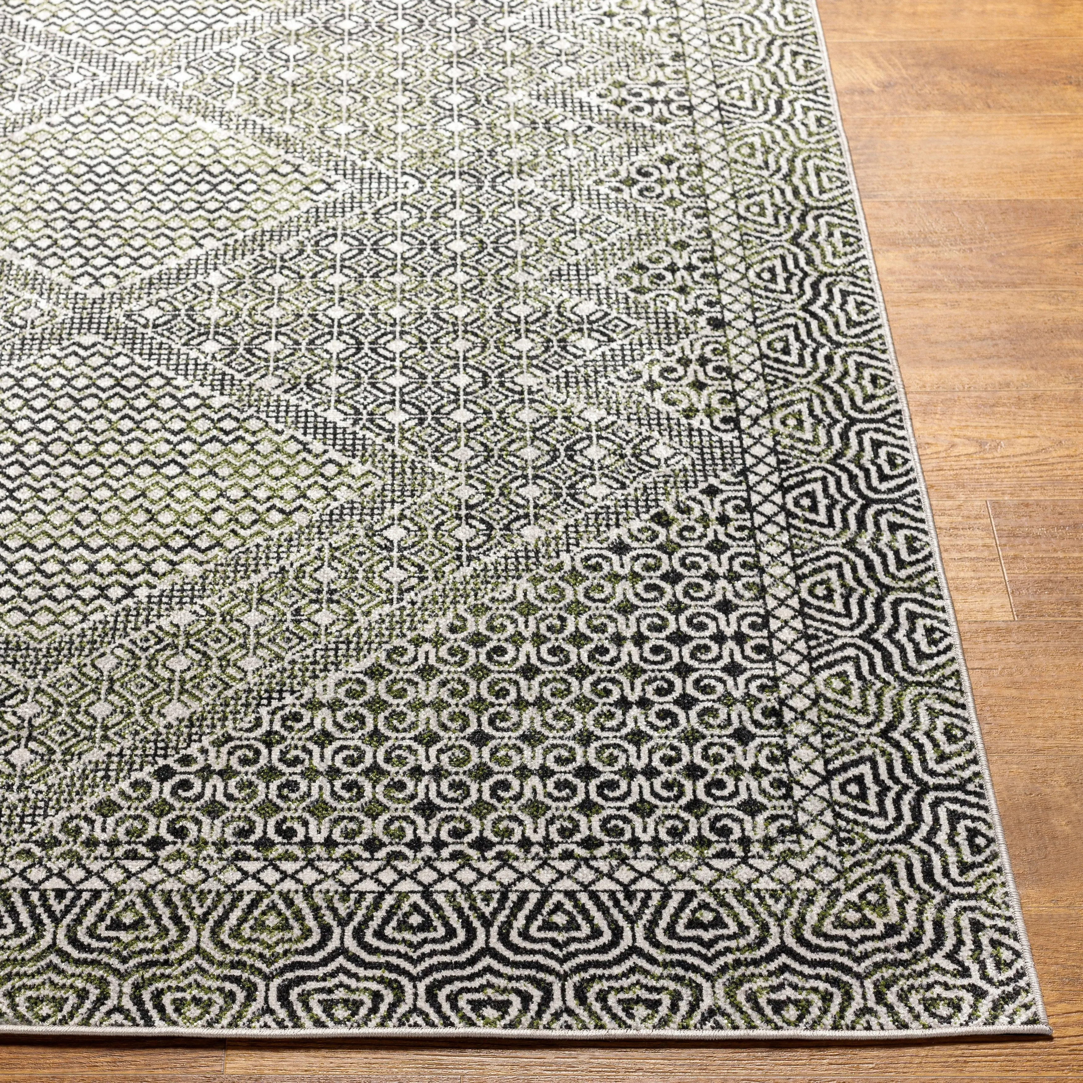 Livabliss Lavadora Global Geometric Machine Washable Boho Area Rug