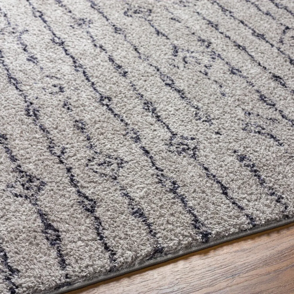 Livabliss Lykke Machine Washable Moroccan Striped Area Rug