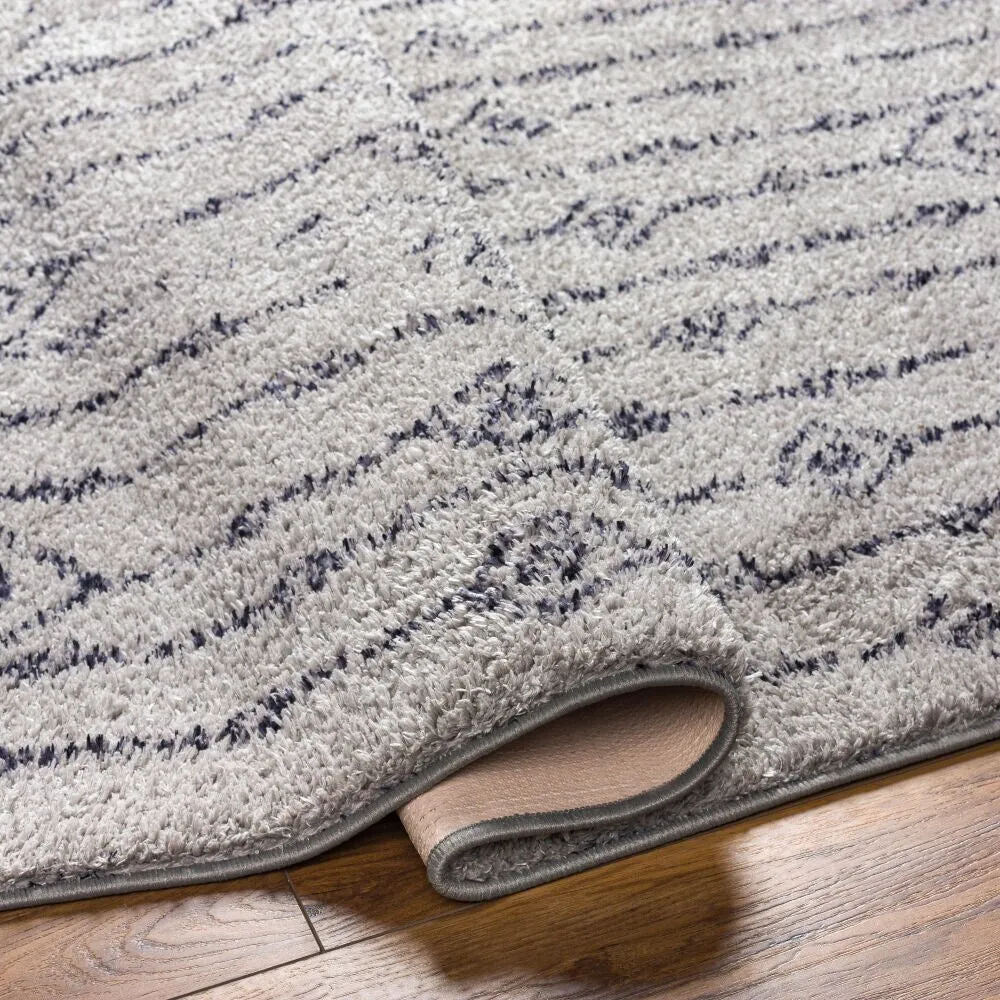 Livabliss Lykke Machine Washable Moroccan Striped Area Rug