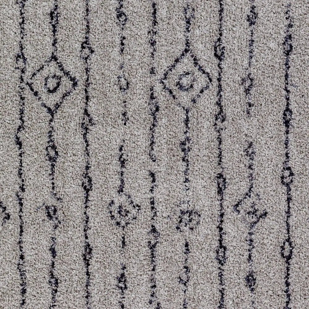 Livabliss Lykke Machine Washable Moroccan Striped Area Rug