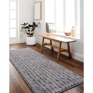 Livabliss Lykke Machine Washable Moroccan Striped Area Rug