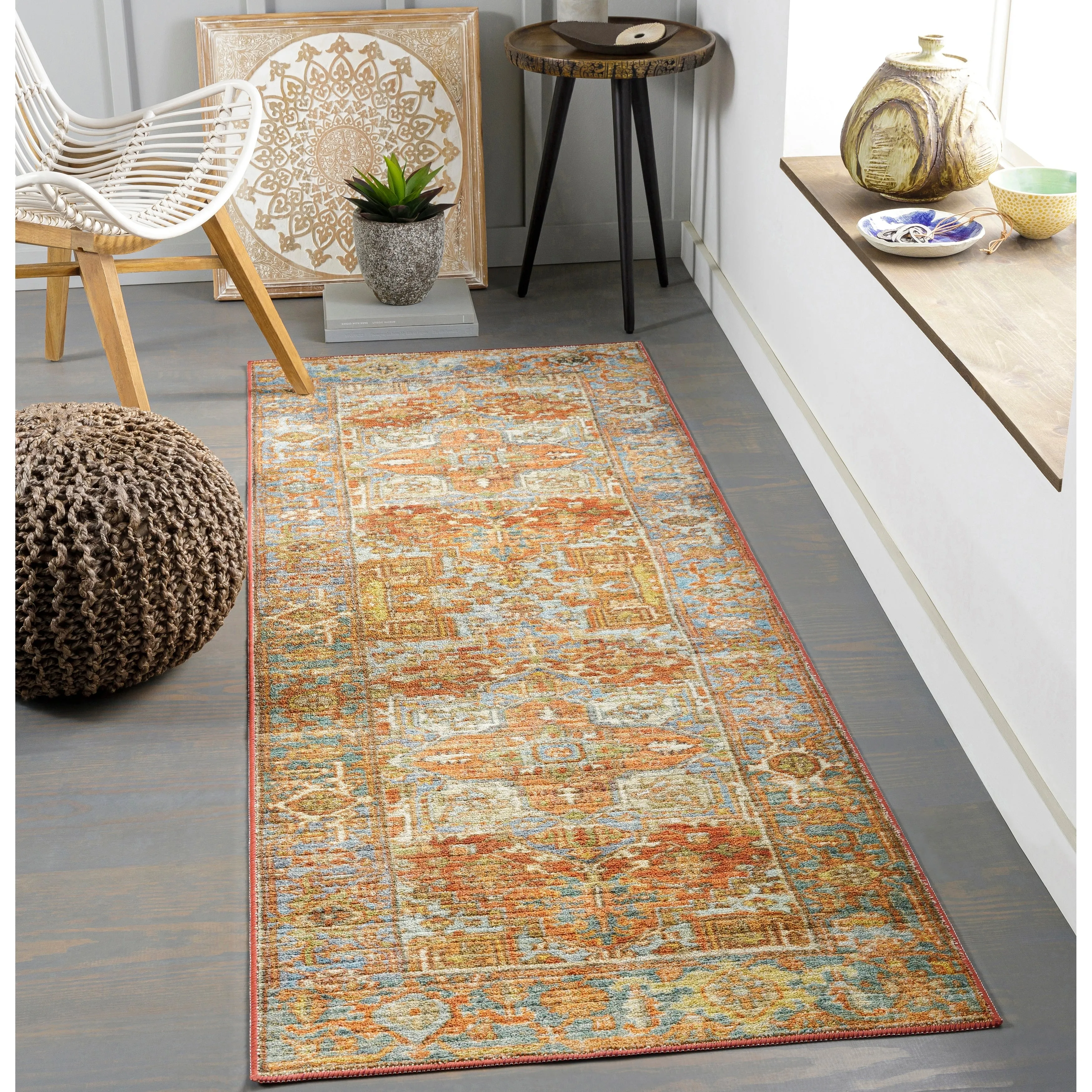 Livabliss Mona Persian Machine Washable Area Rug