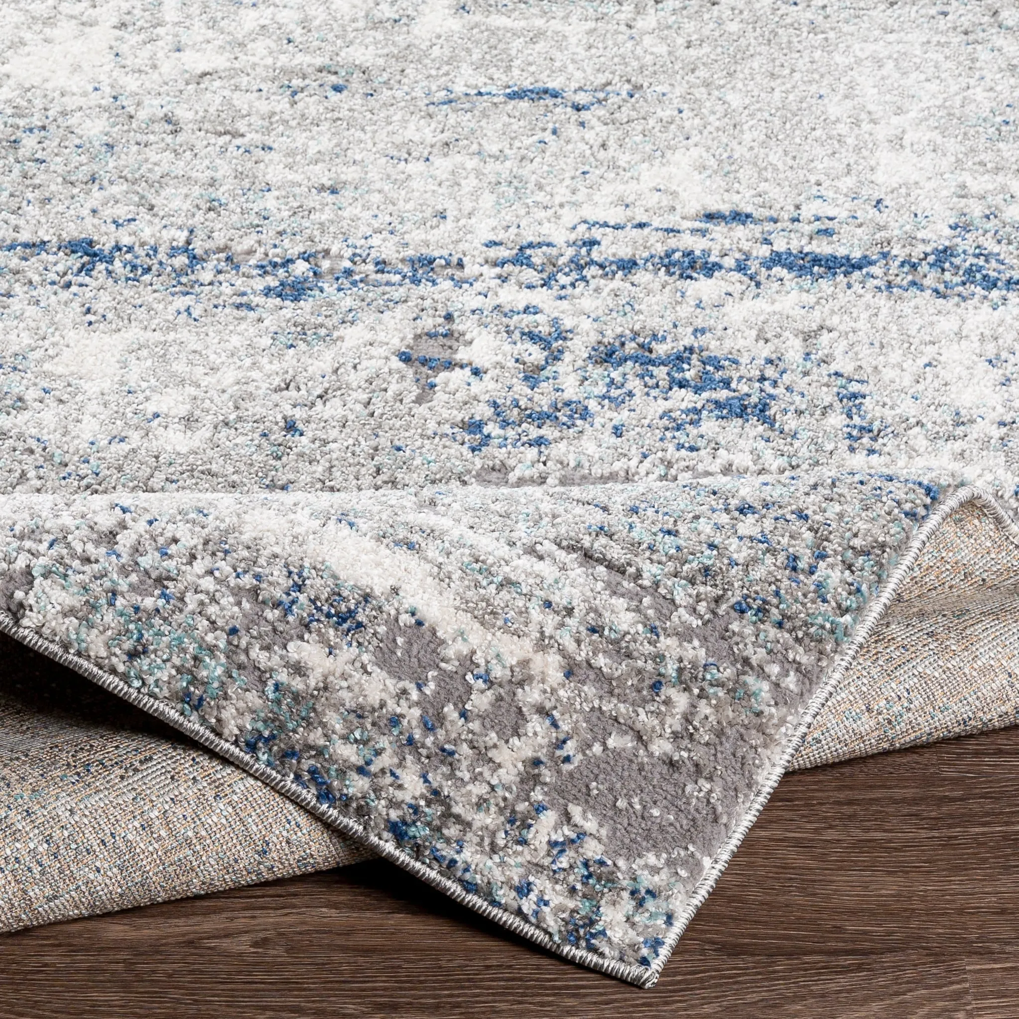Livabliss Oskar Modern Distressed Area Rug
