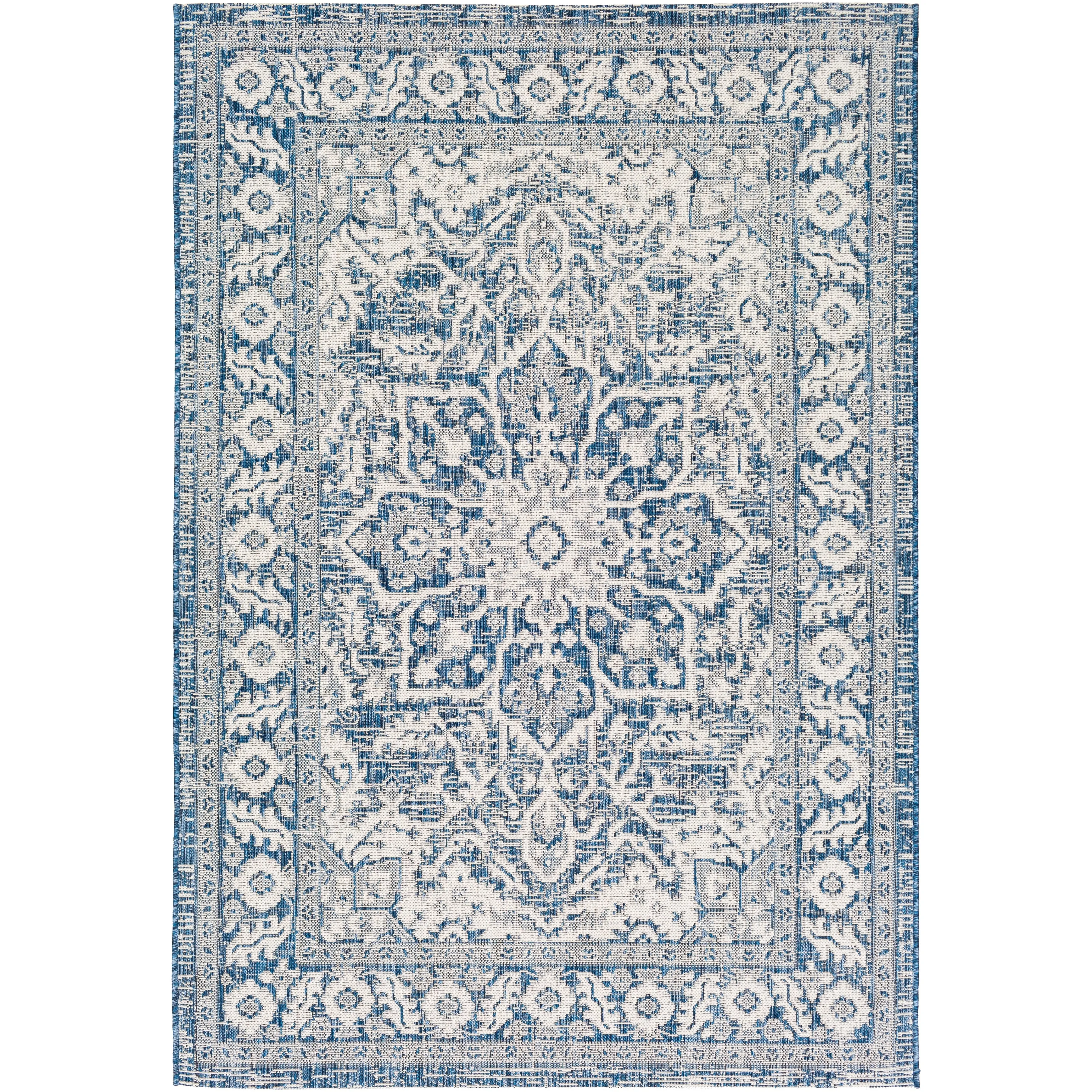 Livabliss Peregrine Indoor/ Outdoor Updated Medallion Area Rug