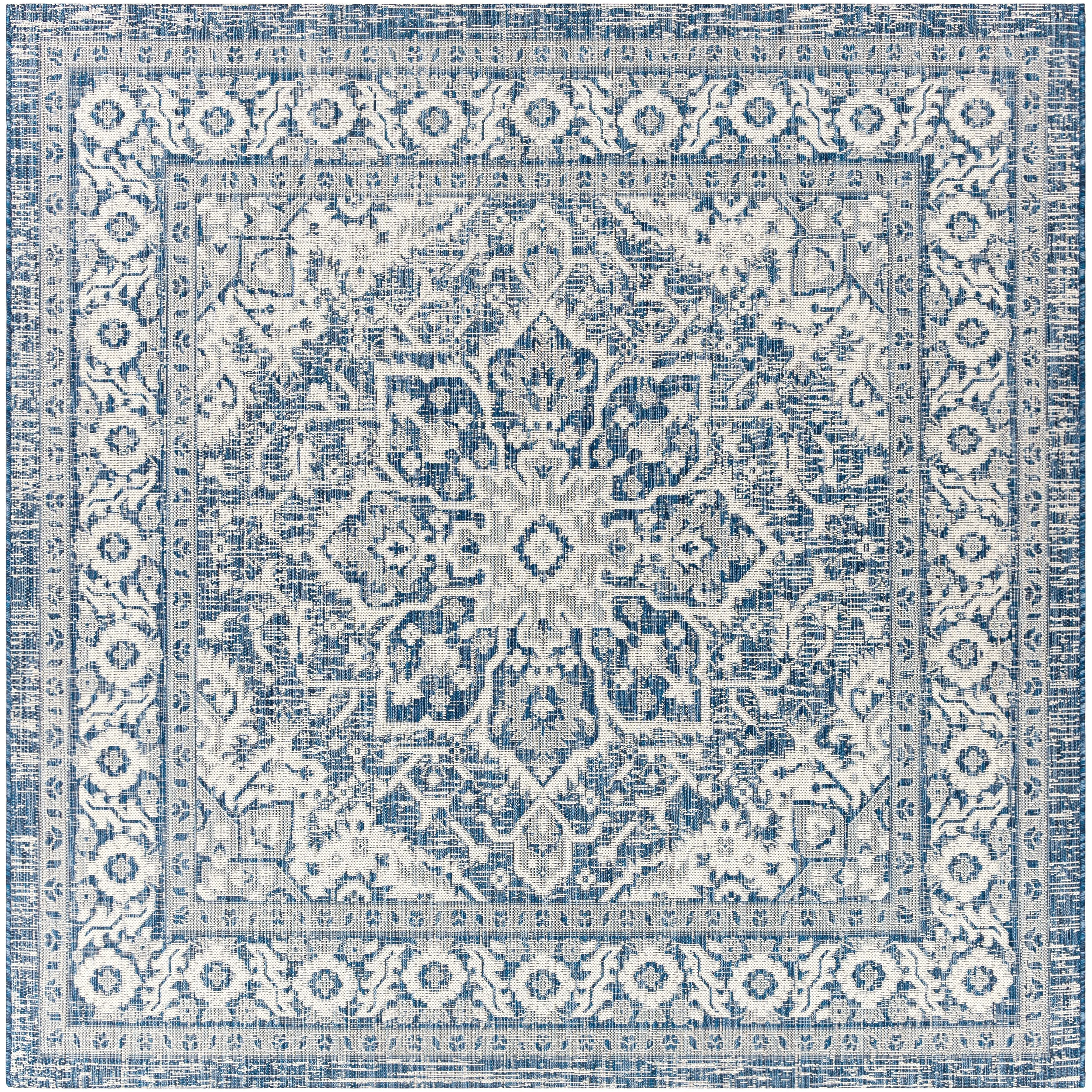 Livabliss Peregrine Indoor/ Outdoor Updated Medallion Area Rug