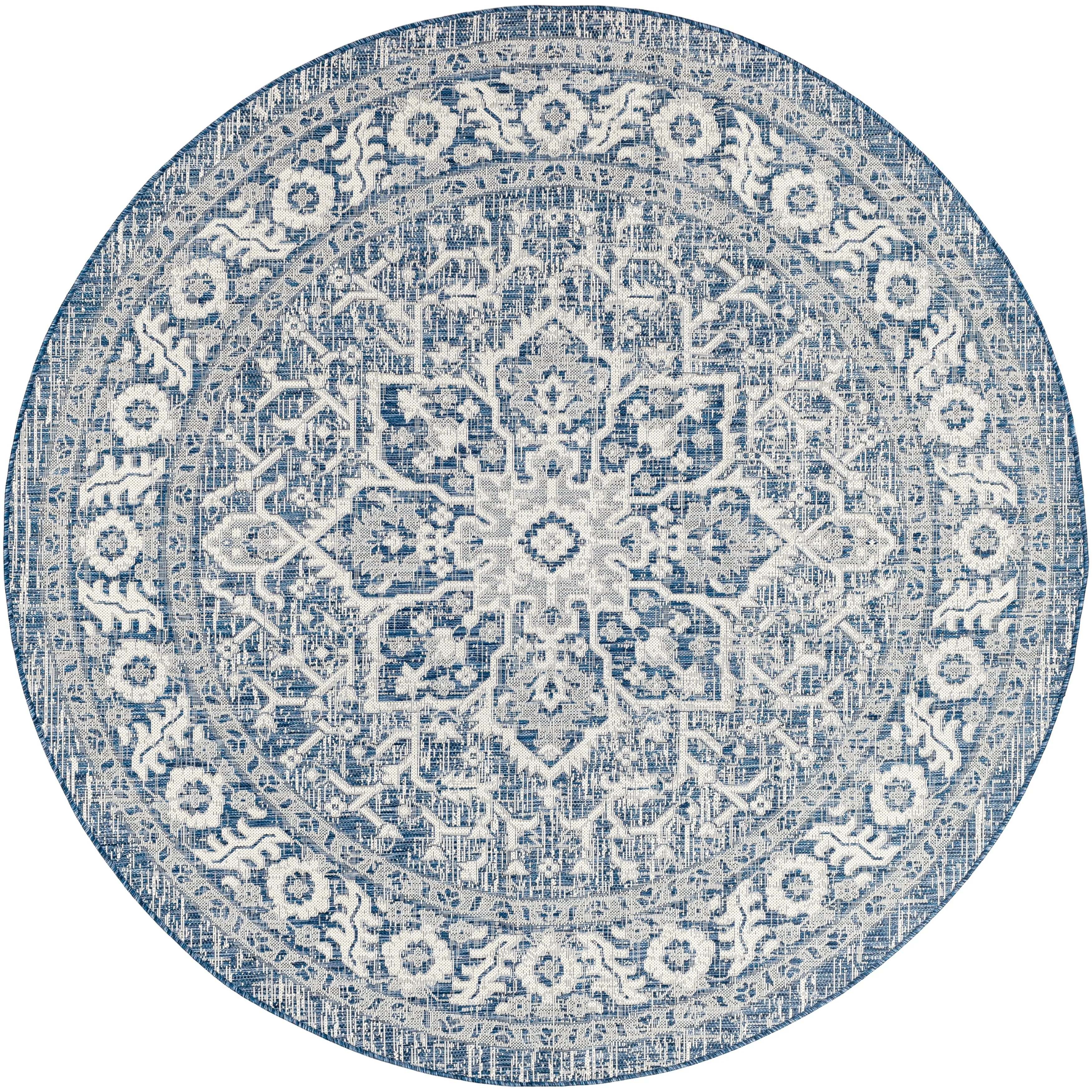 Livabliss Peregrine Indoor/ Outdoor Updated Medallion Area Rug