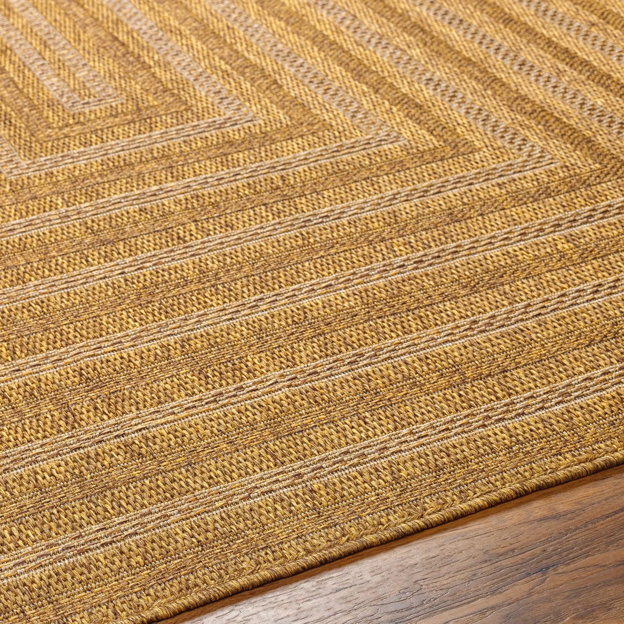 Livabliss Pismo Indoor/ Outdoor Infinity Border Area Rug