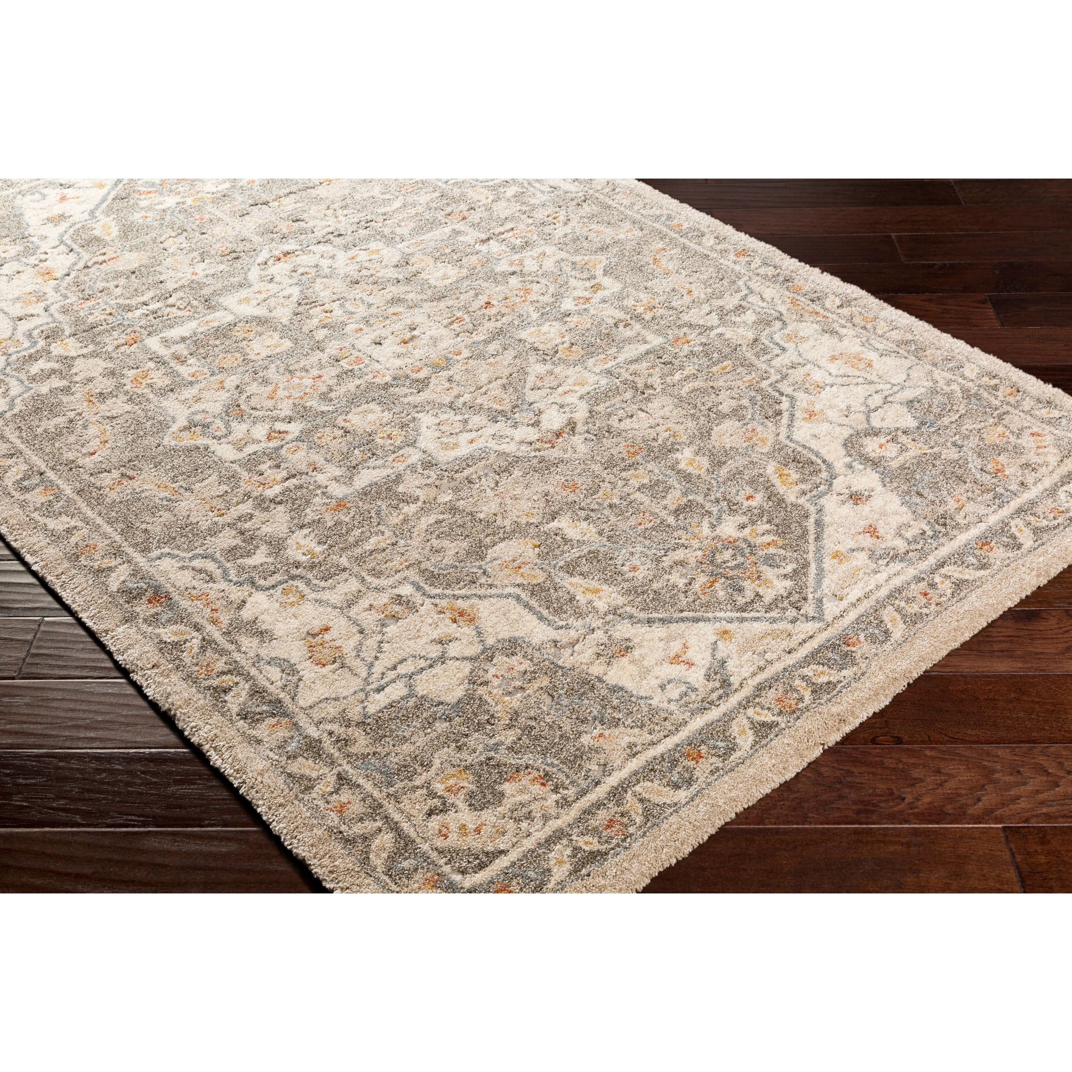 Livabliss Radda Plush Traditional Medallion Area Rug