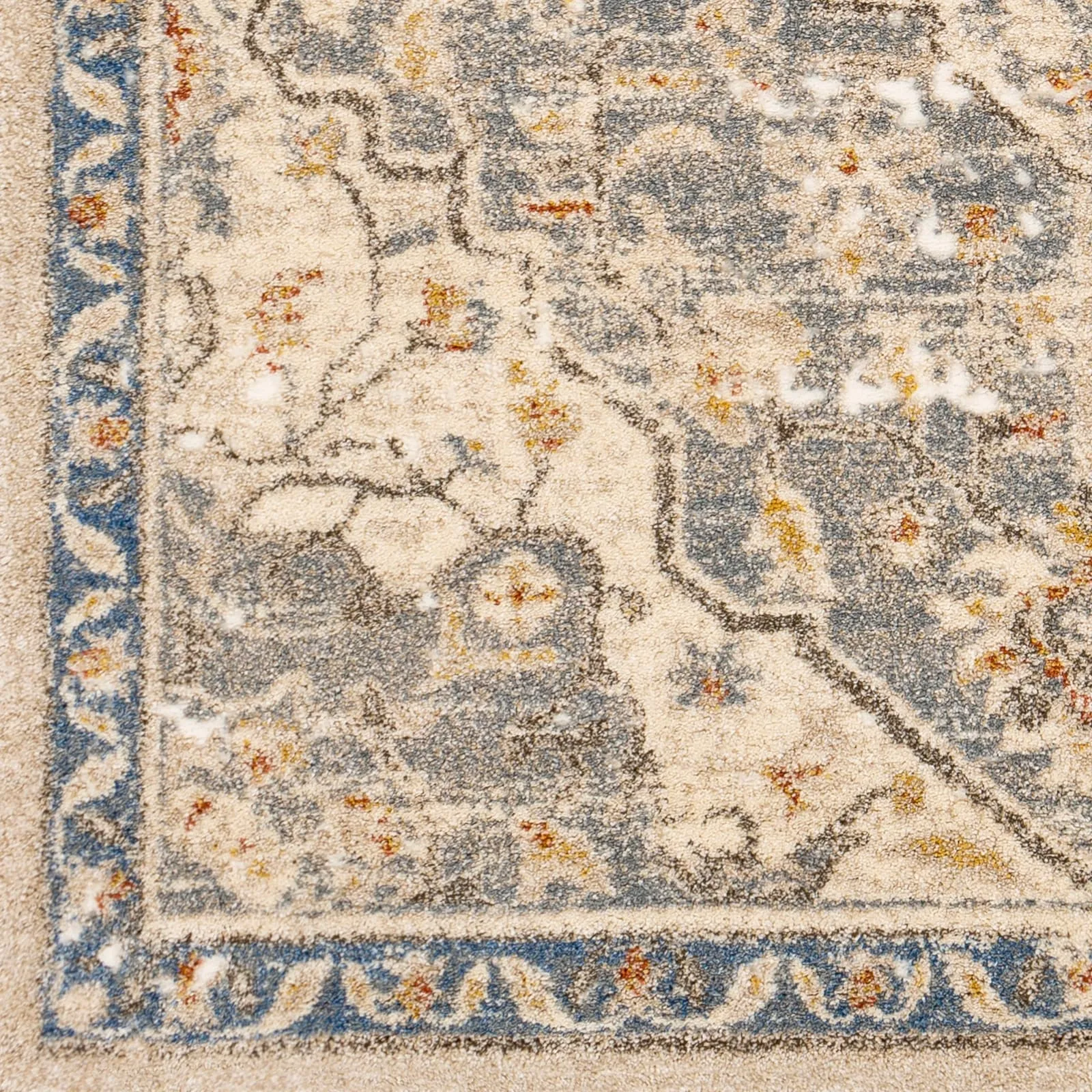Livabliss Radda Plush Traditional Medallion Area Rug