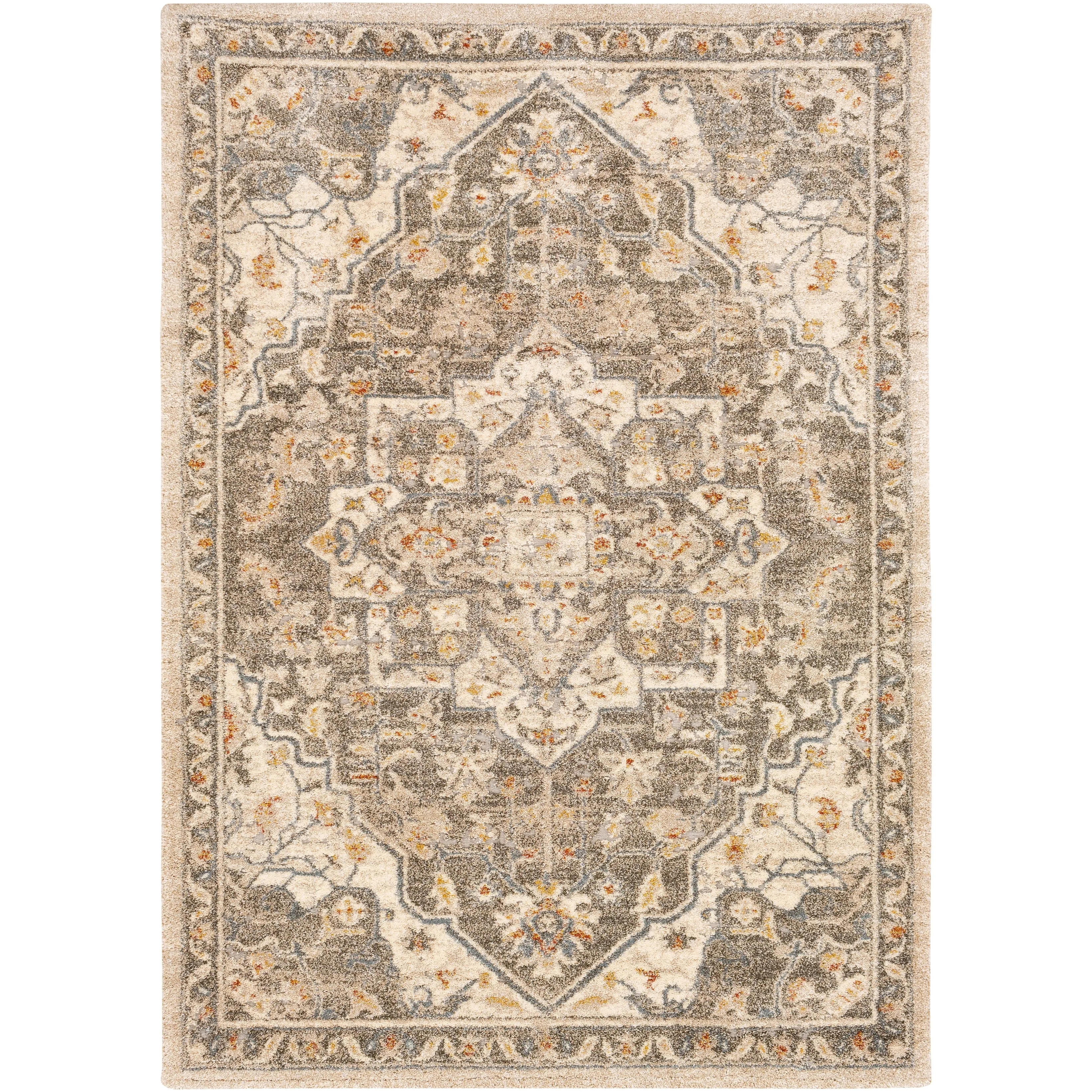 Livabliss Radda Plush Traditional Medallion Area Rug