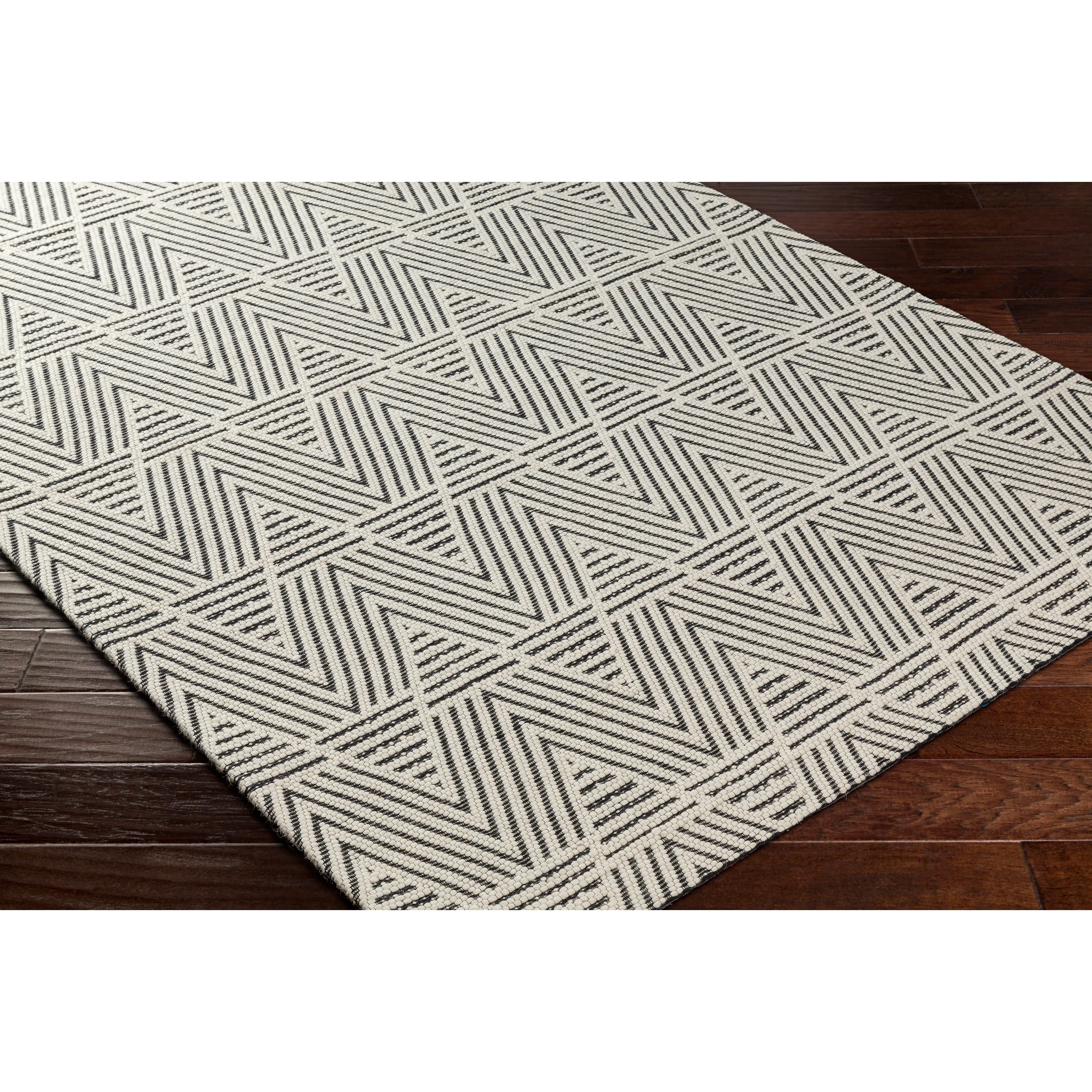 Livabliss Risal Handmade Modern Graphic Wool Blend Area Rug