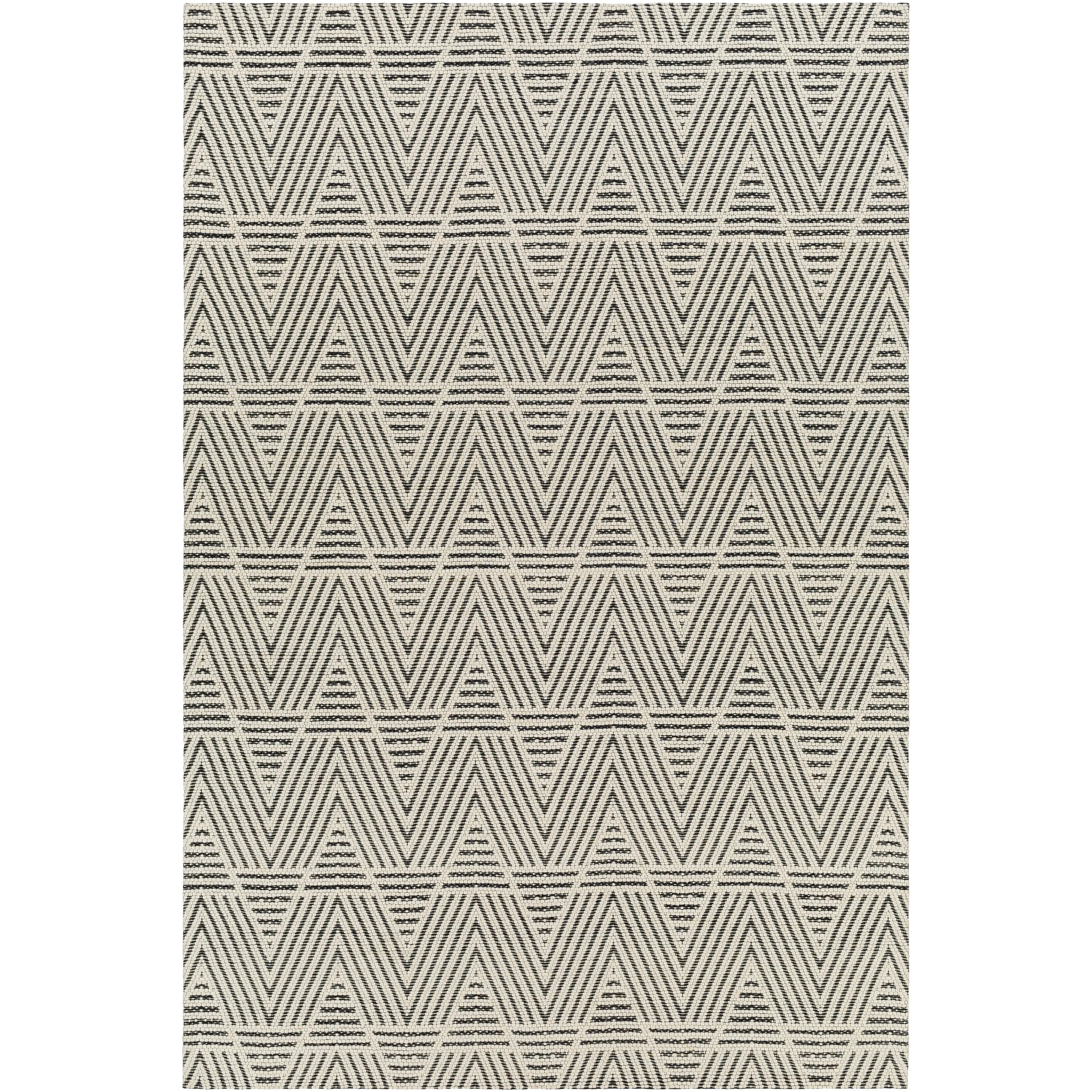 Livabliss Risal Handmade Modern Graphic Wool Blend Area Rug