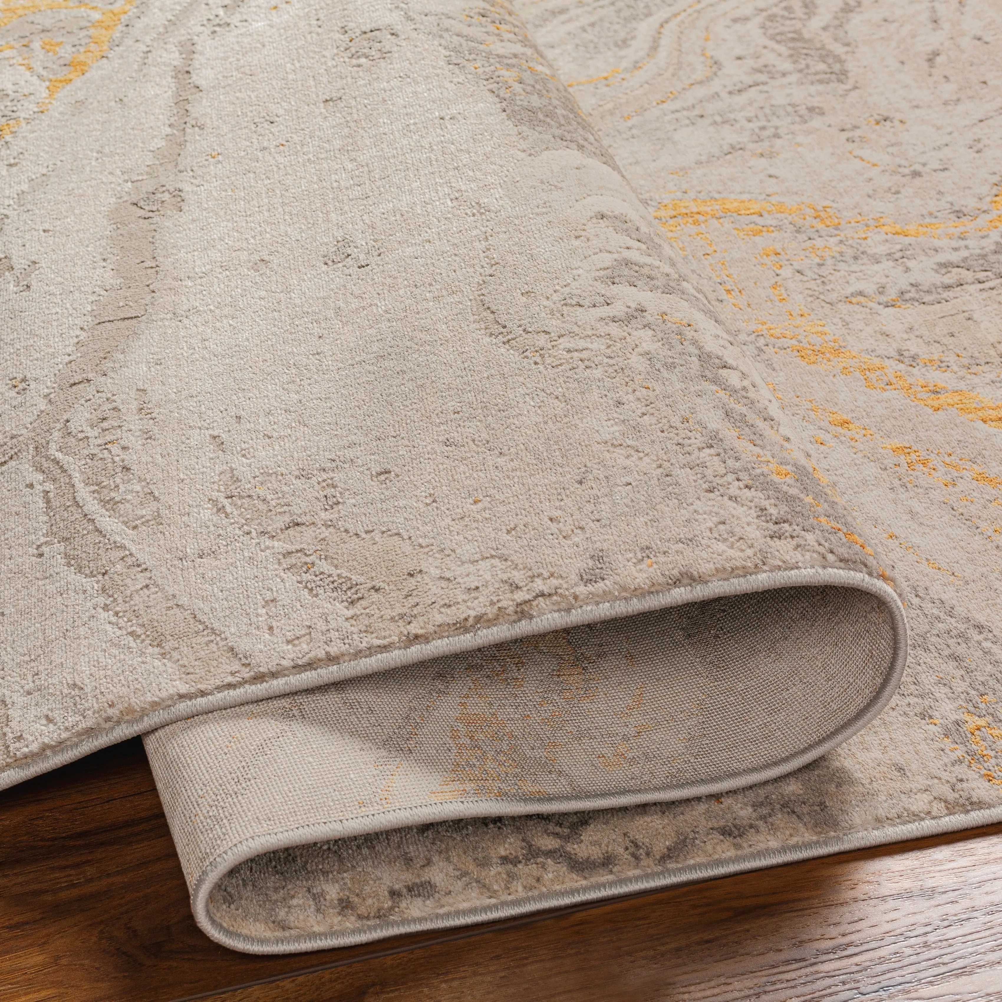 Livabliss Roswell Modern Abstract Swirl Area Rug