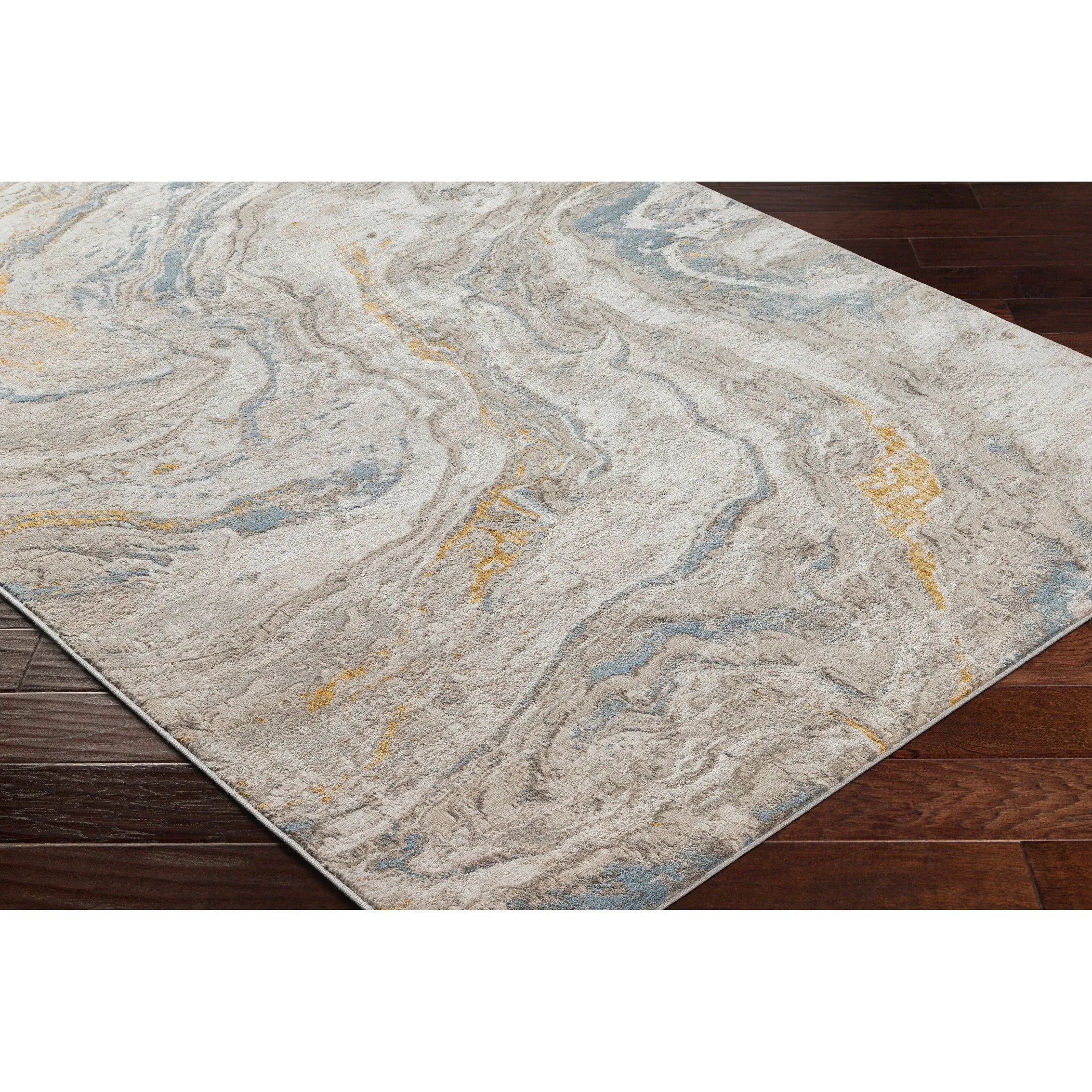 Livabliss Roswell Modern Abstract Swirl Area Rug