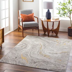 Livabliss Roswell Modern Abstract Swirl Area Rug