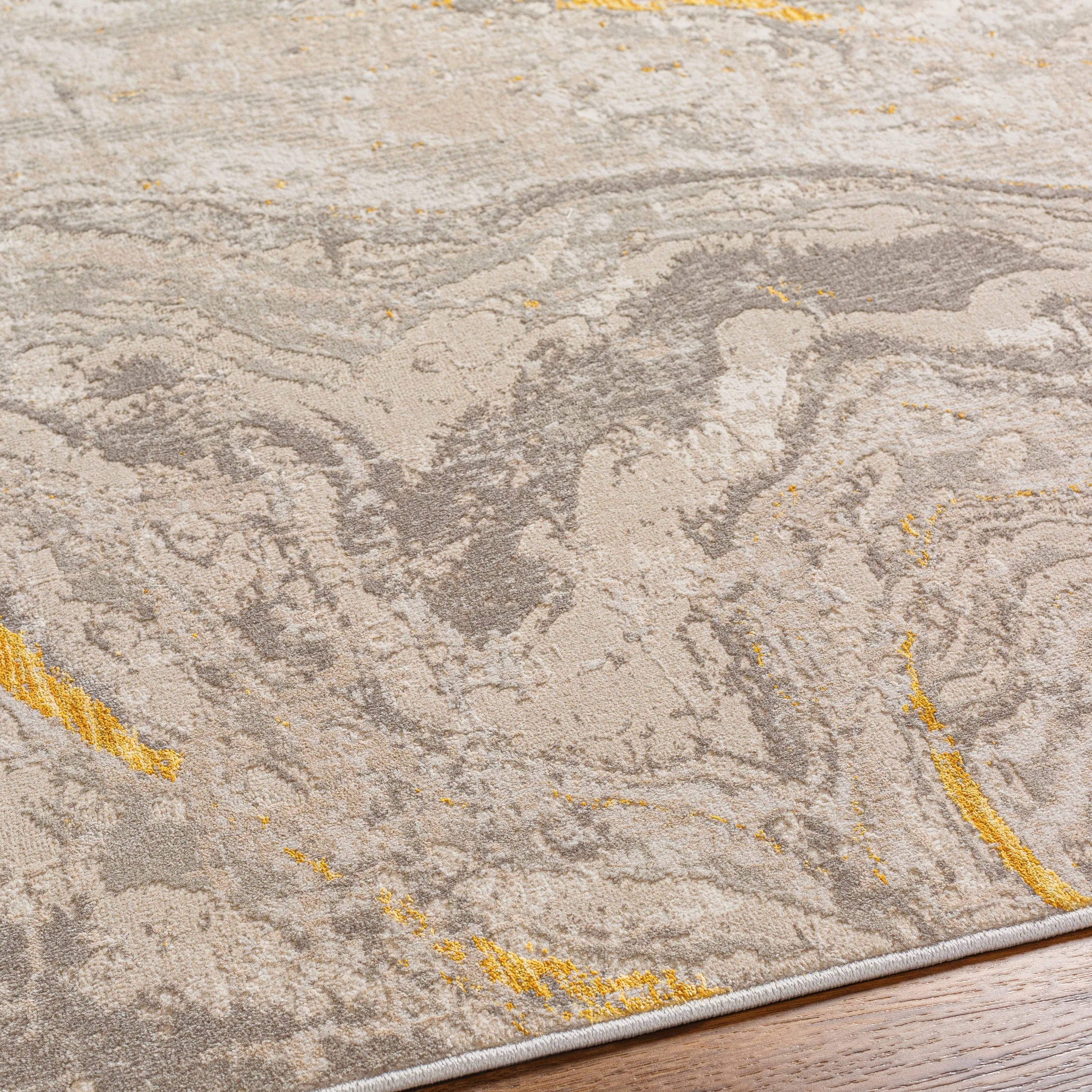 Livabliss Roswell Modern Abstract Swirl Area Rug