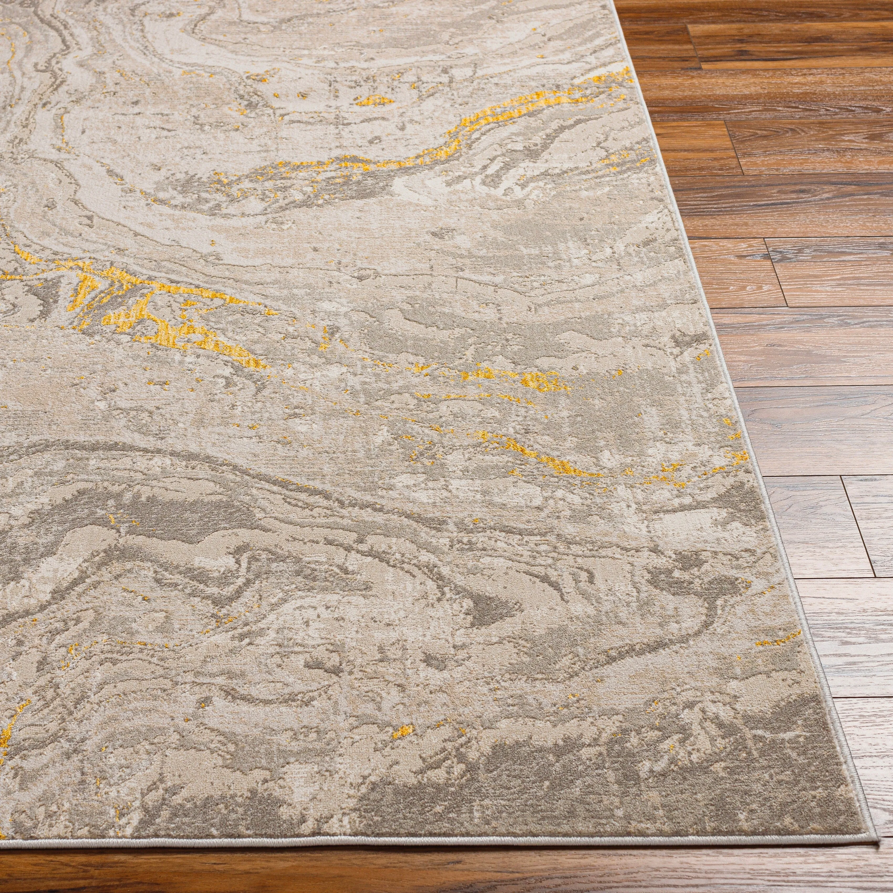Livabliss Roswell Modern Abstract Swirl Area Rug