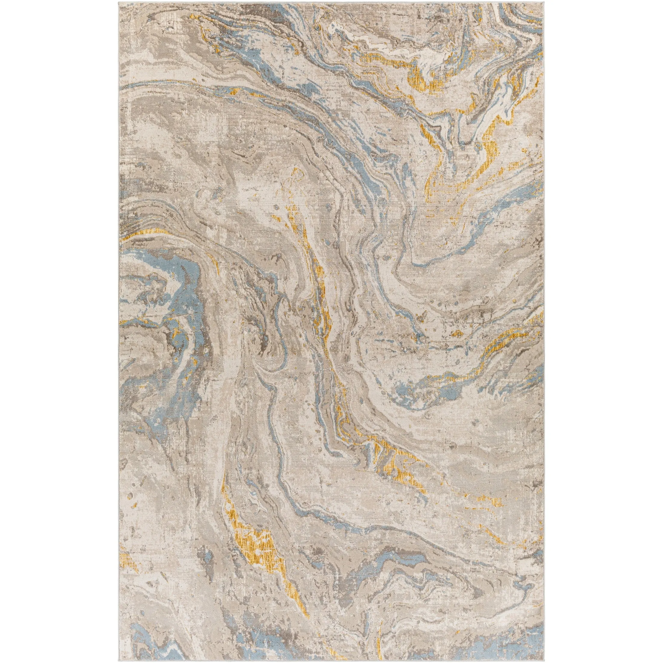 Livabliss Roswell Modern Abstract Swirl Area Rug