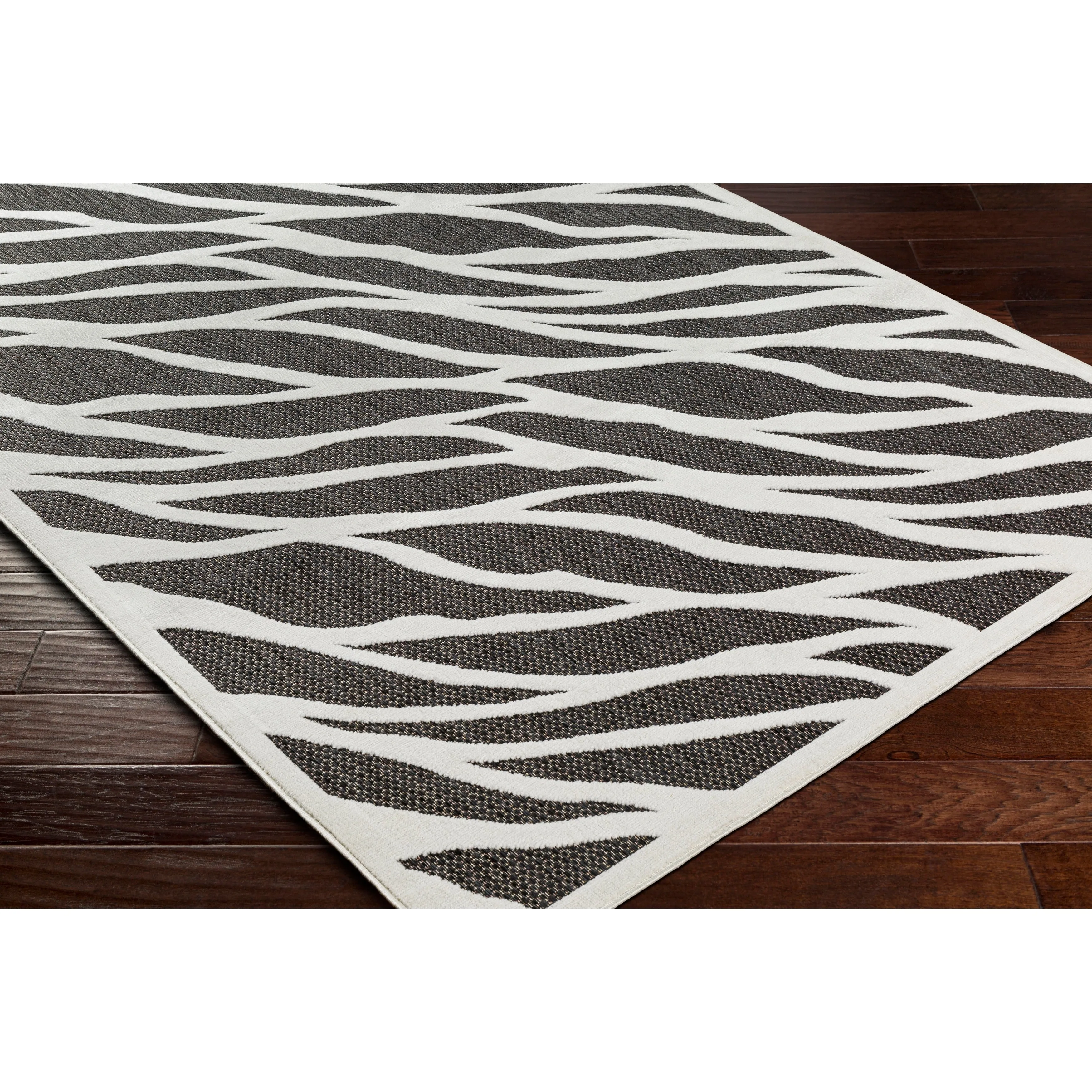 Livabliss San Diego Abstract Stripe Indoor/ Outdoor Area Rug