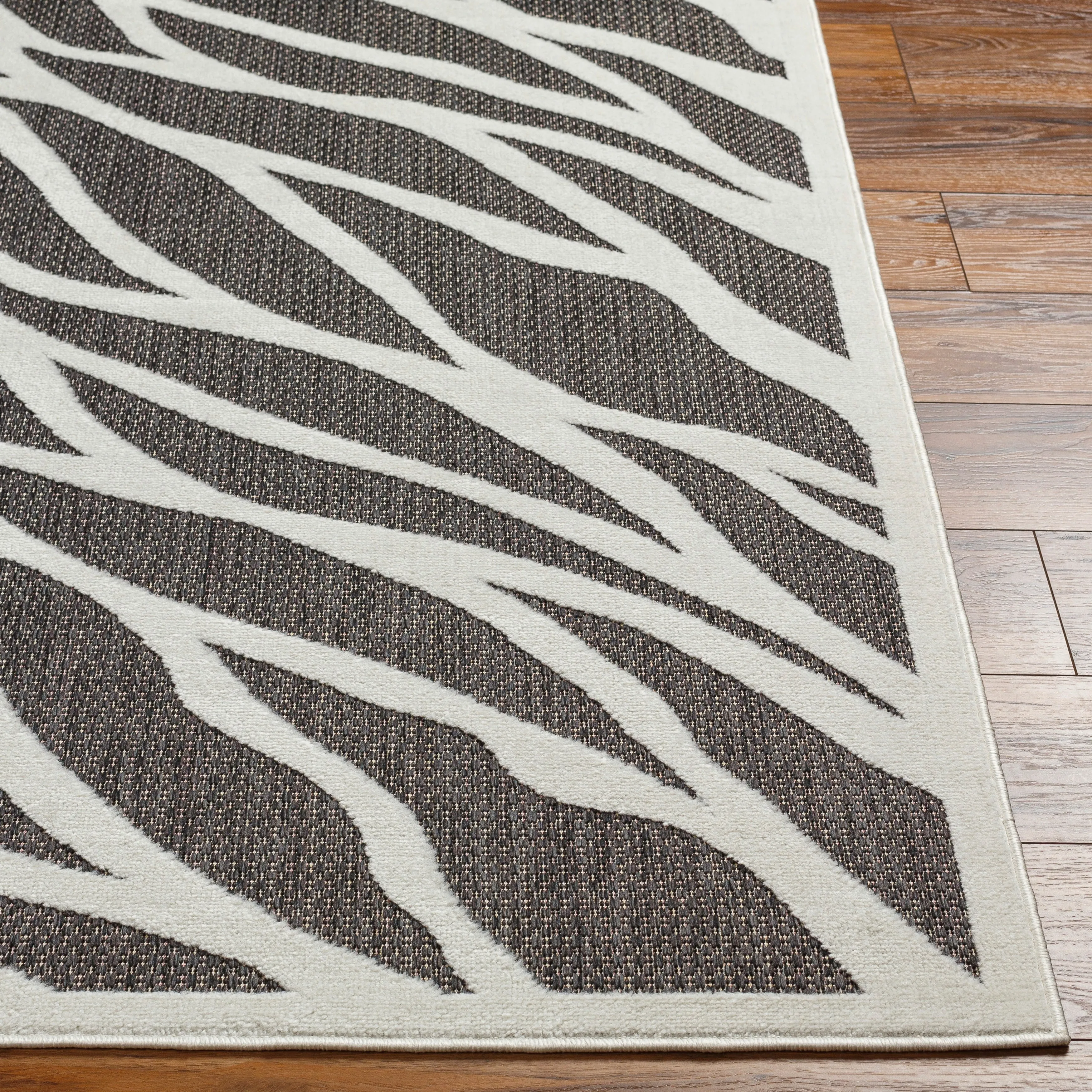Livabliss San Diego Abstract Stripe Indoor/ Outdoor Area Rug