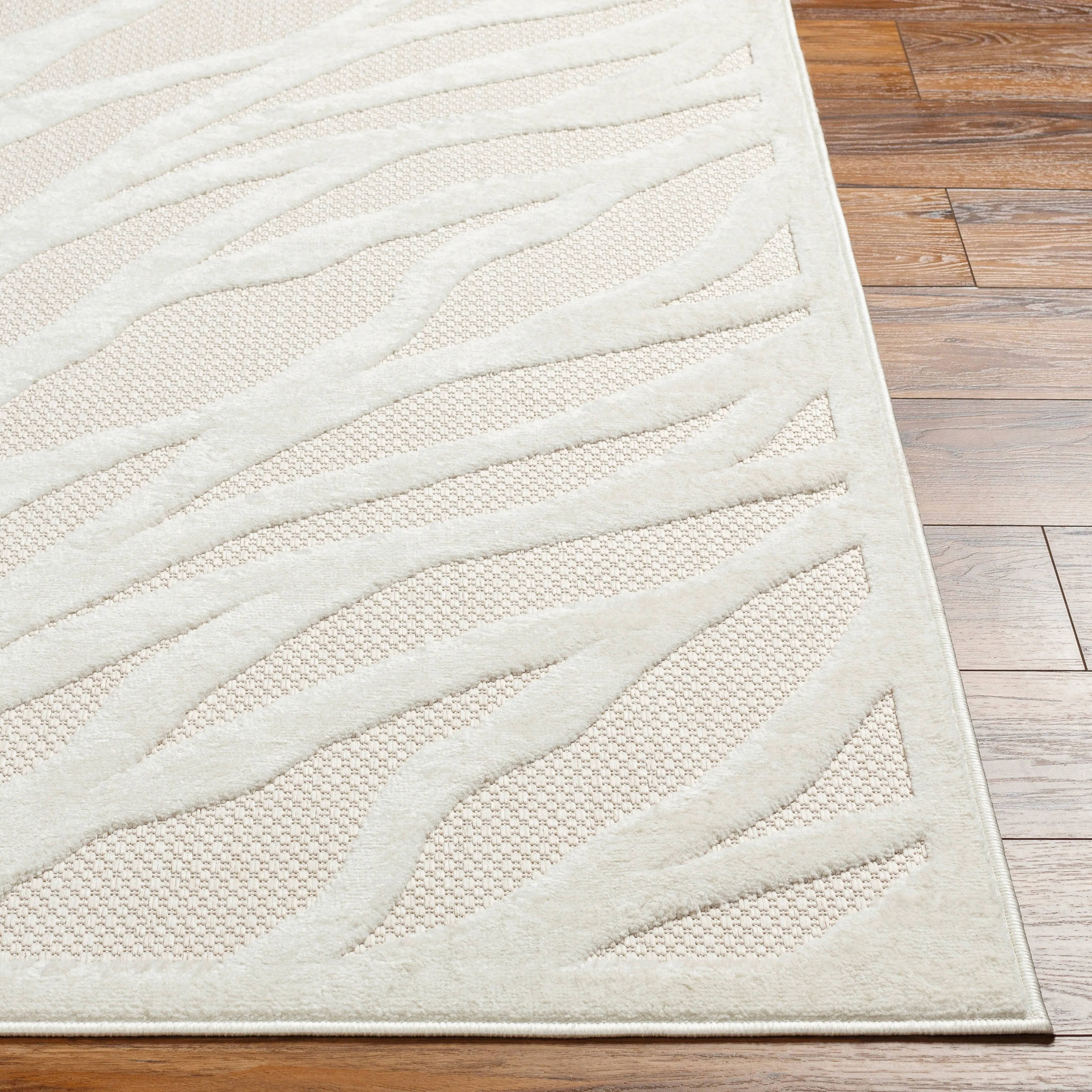 Livabliss San Diego Abstract Stripe Indoor/ Outdoor Area Rug