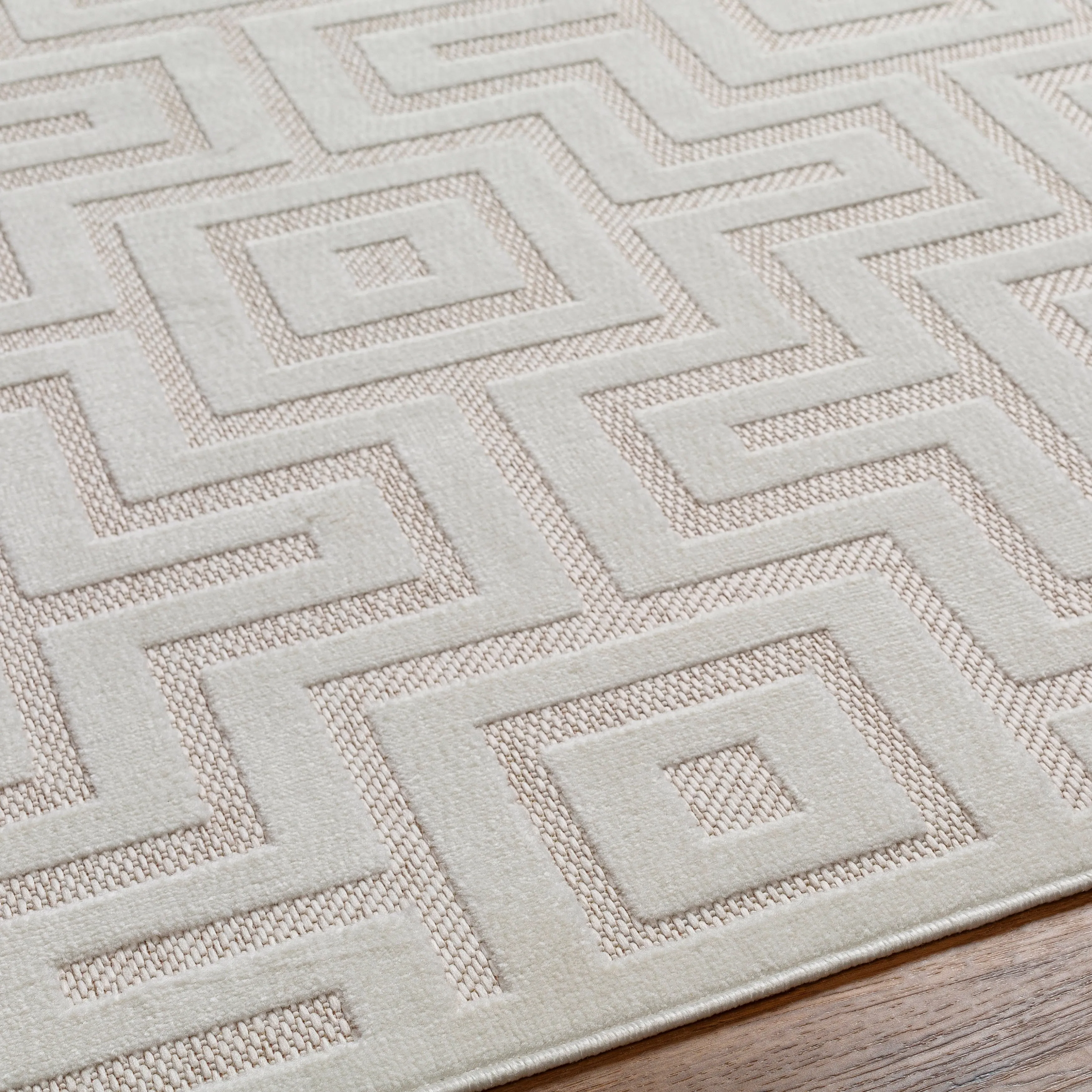 Livabliss San Diego Mid-Century Indoor/ Outdoor Area Rug