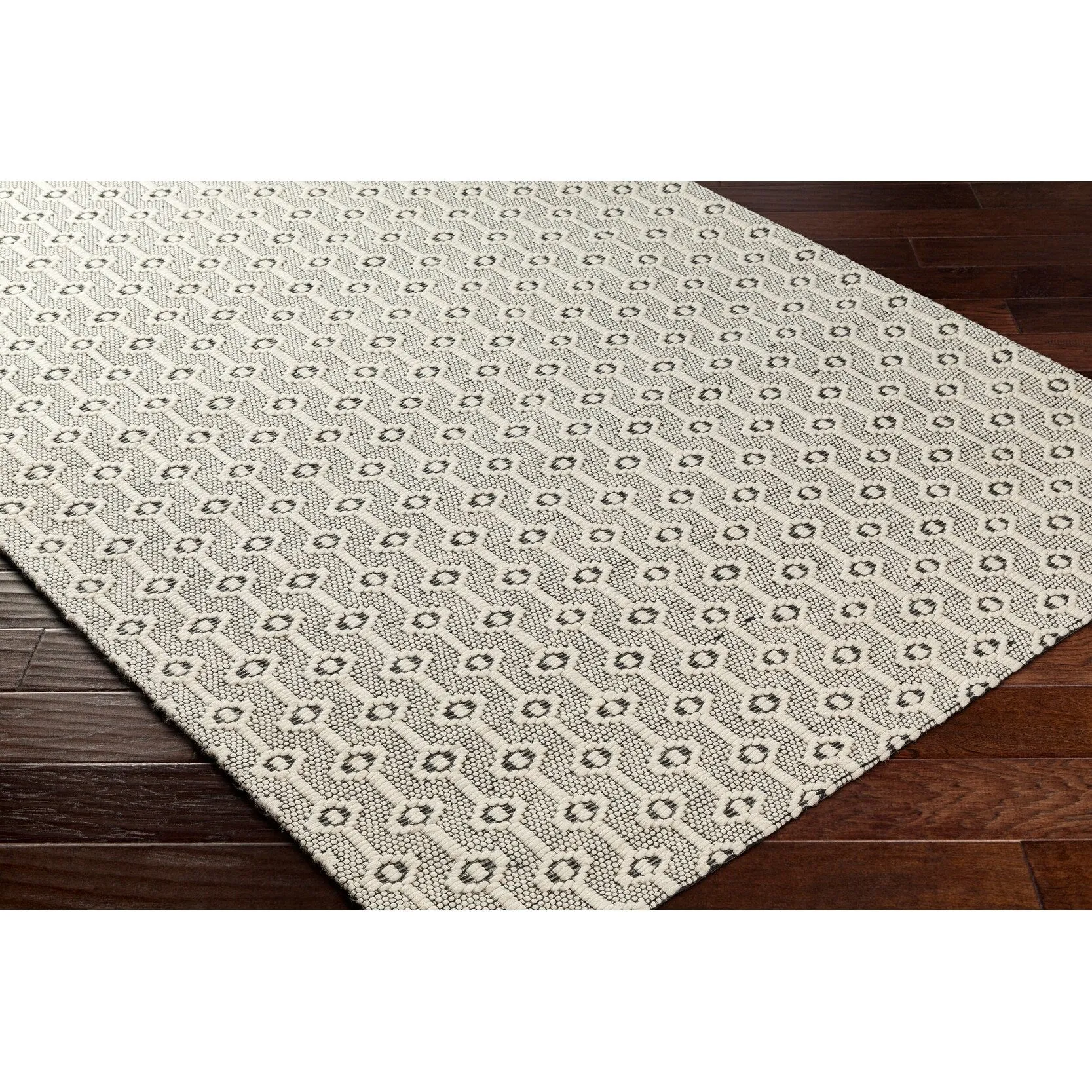 Livabliss Sapana Handmade Mod Farmhouse Wool Blend Area Rug