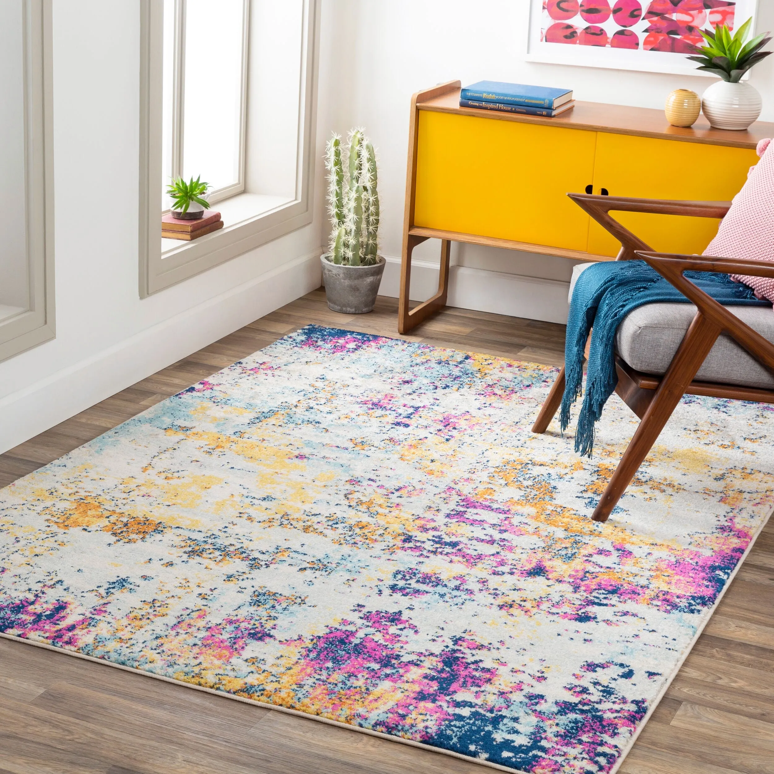 Livabliss Sunderland Minimalist Abstract Area Rug