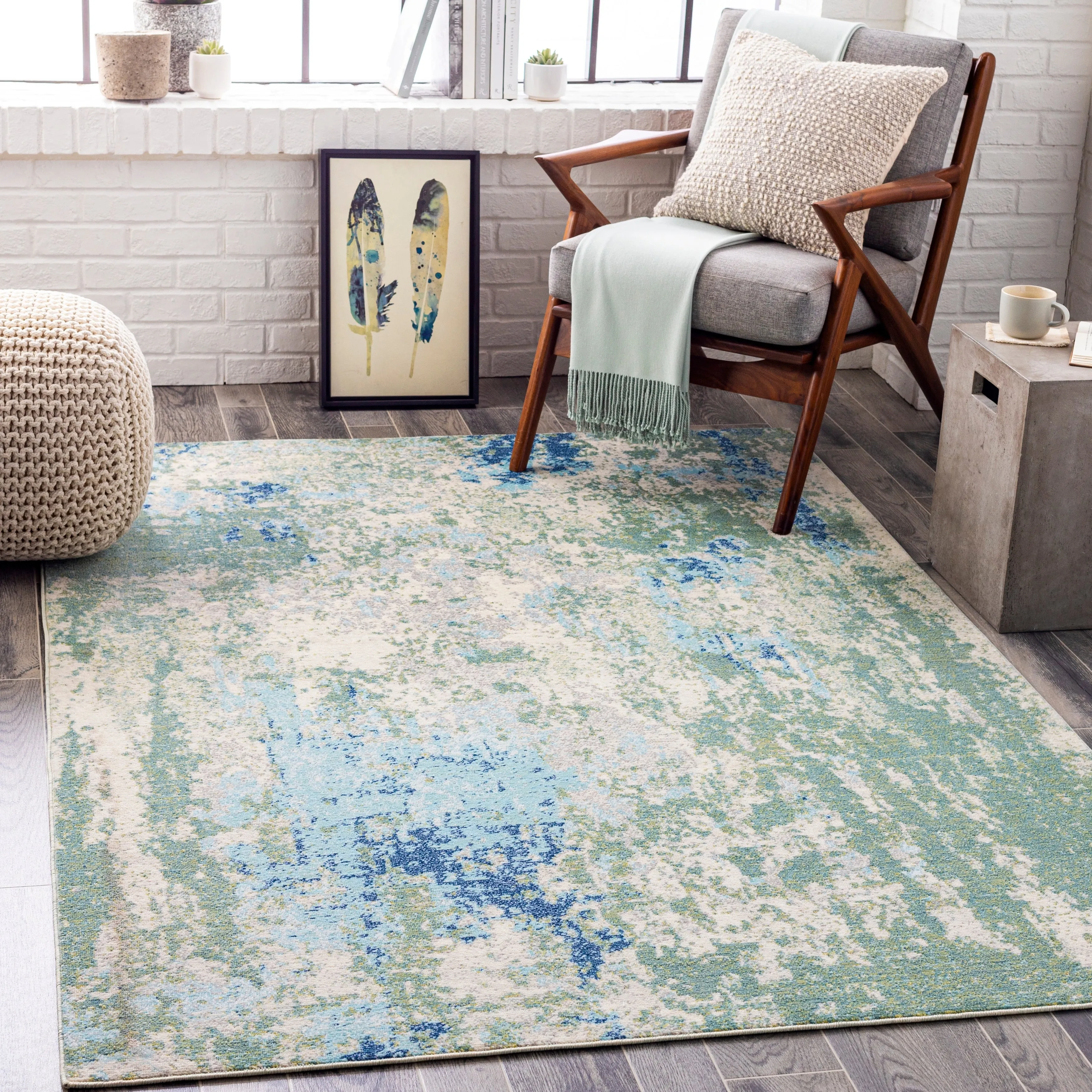 Livabliss Terrie Indoor/ Outdoor Modern Abstract Area Rug