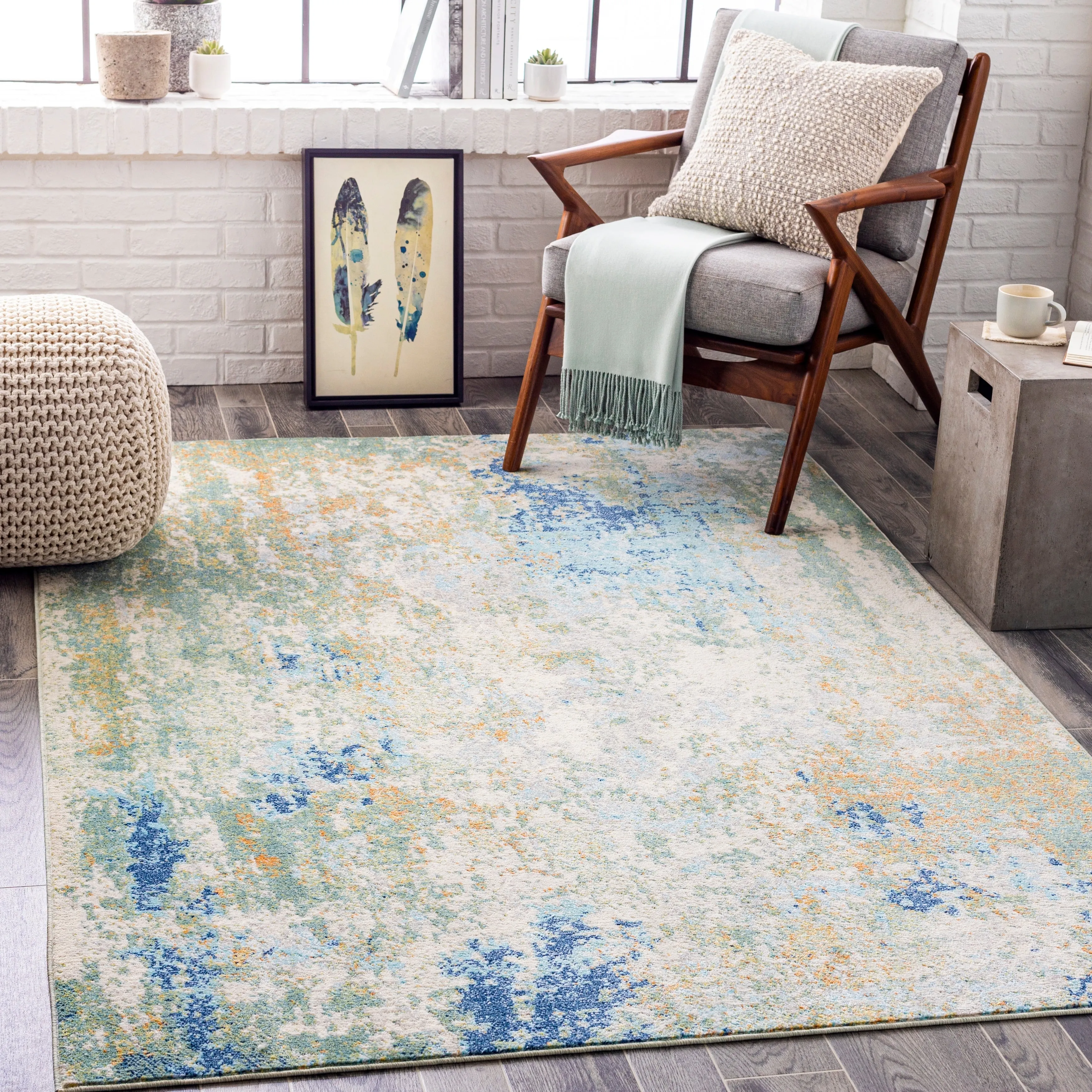 Livabliss Terrie Indoor/ Outdoor Modern Abstract Area Rug