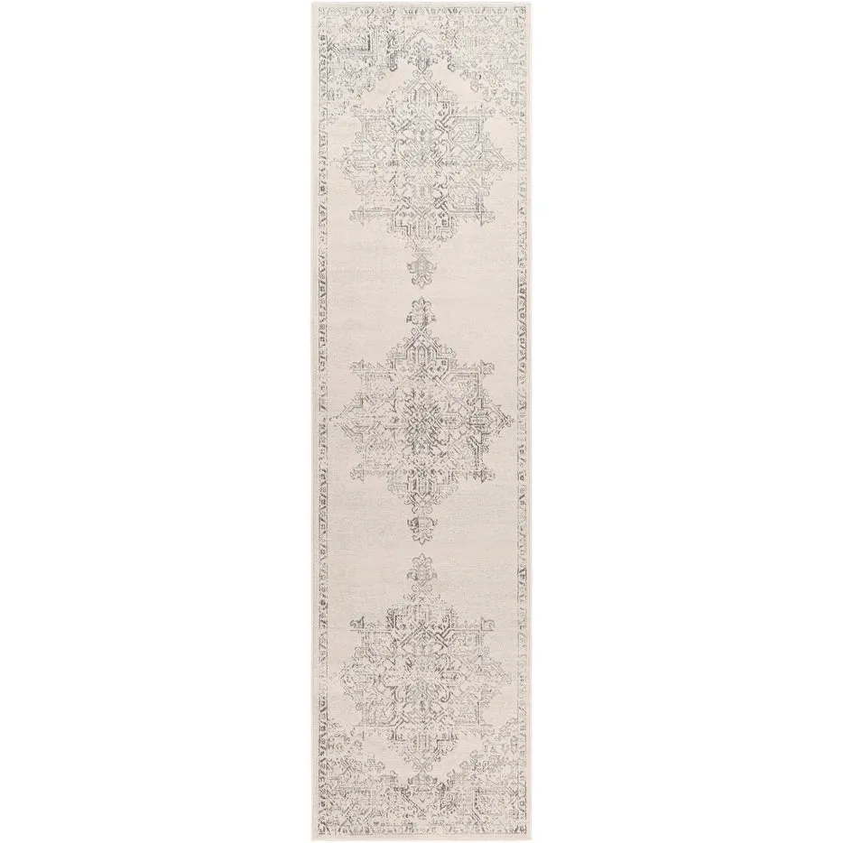 Livabliss Uranus Distressed Medallion Area Rug