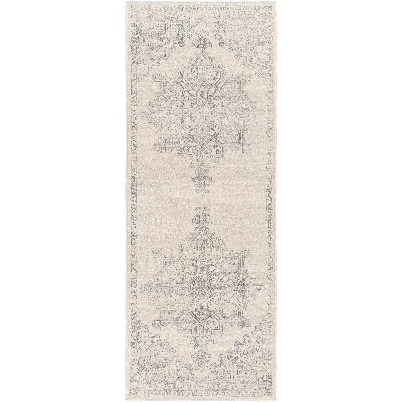 Livabliss Uranus Distressed Medallion Area Rug