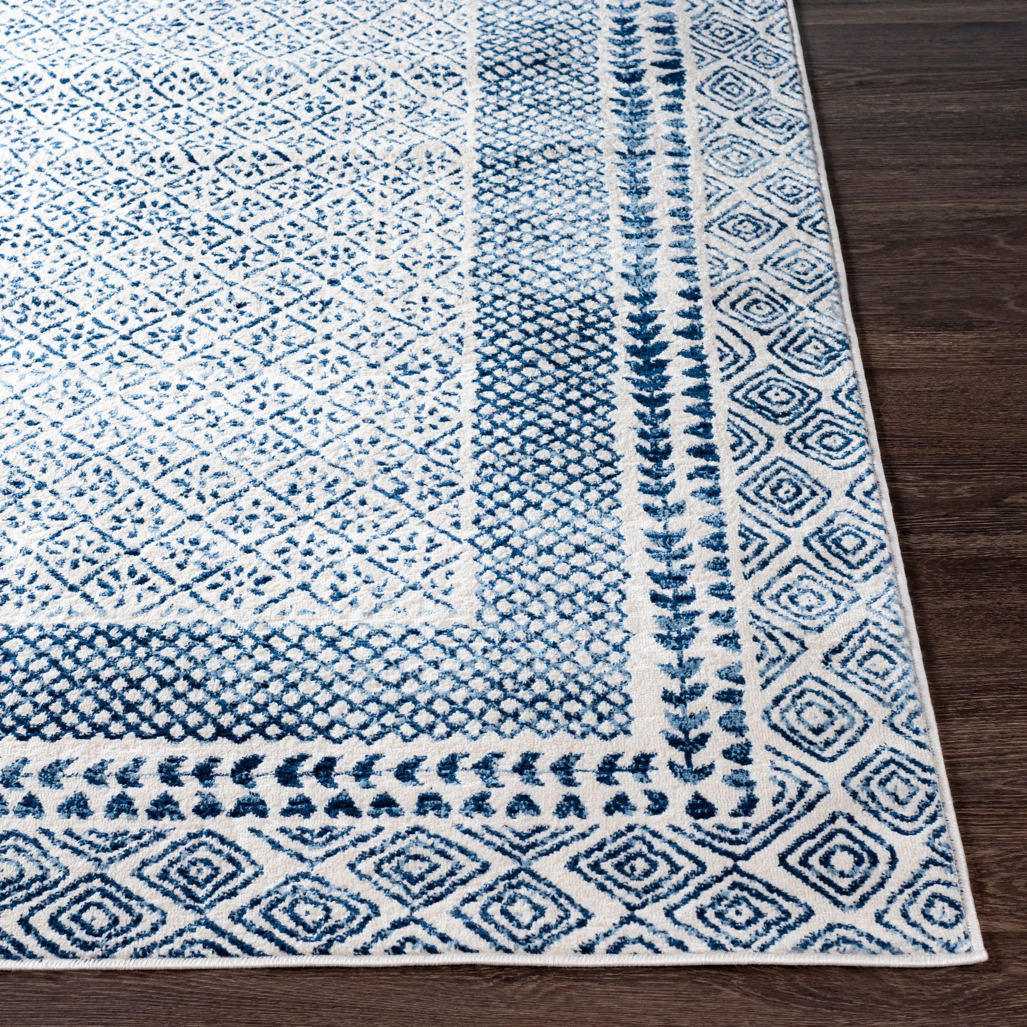 Livabliss Vanessa Tribal Border Area Rug