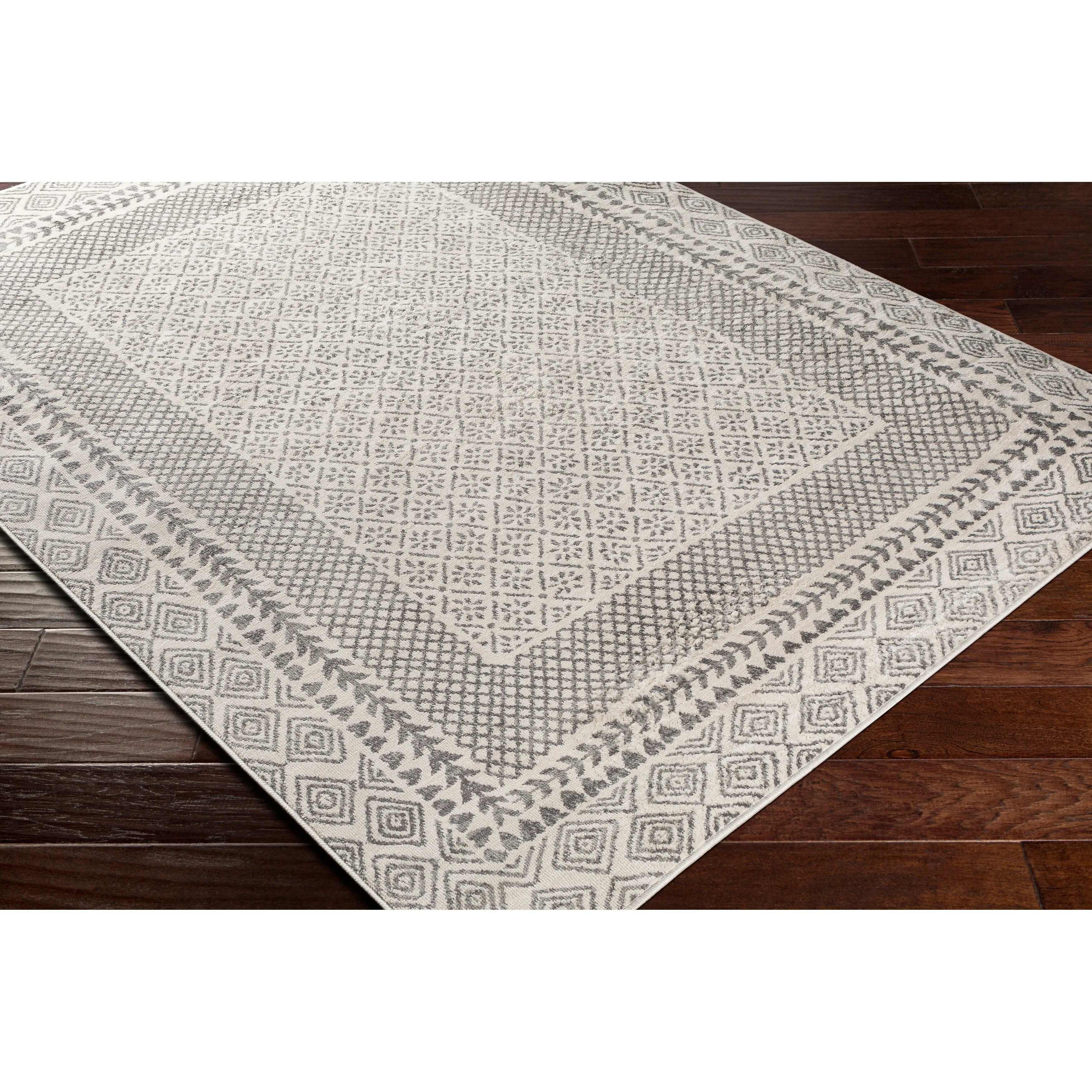 Livabliss Vanessa Tribal Border Area Rug
