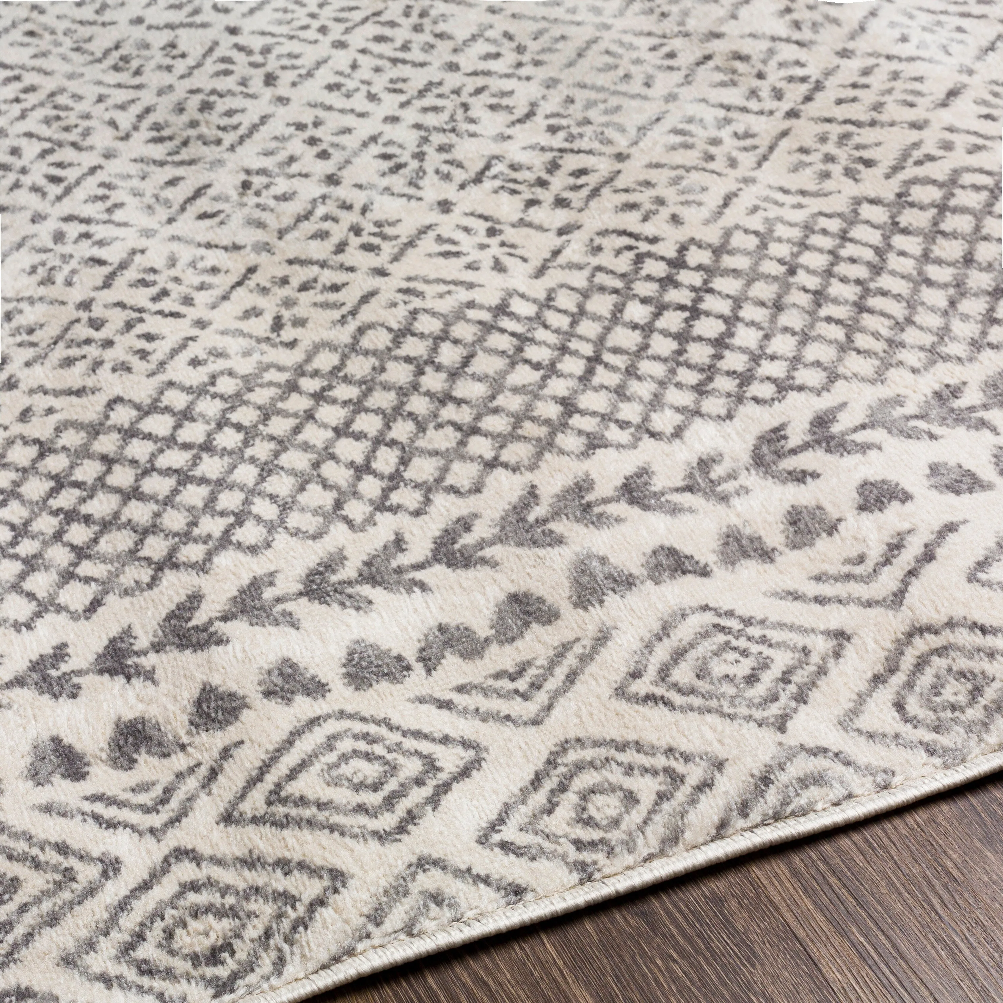 Livabliss Vanessa Tribal Border Area Rug